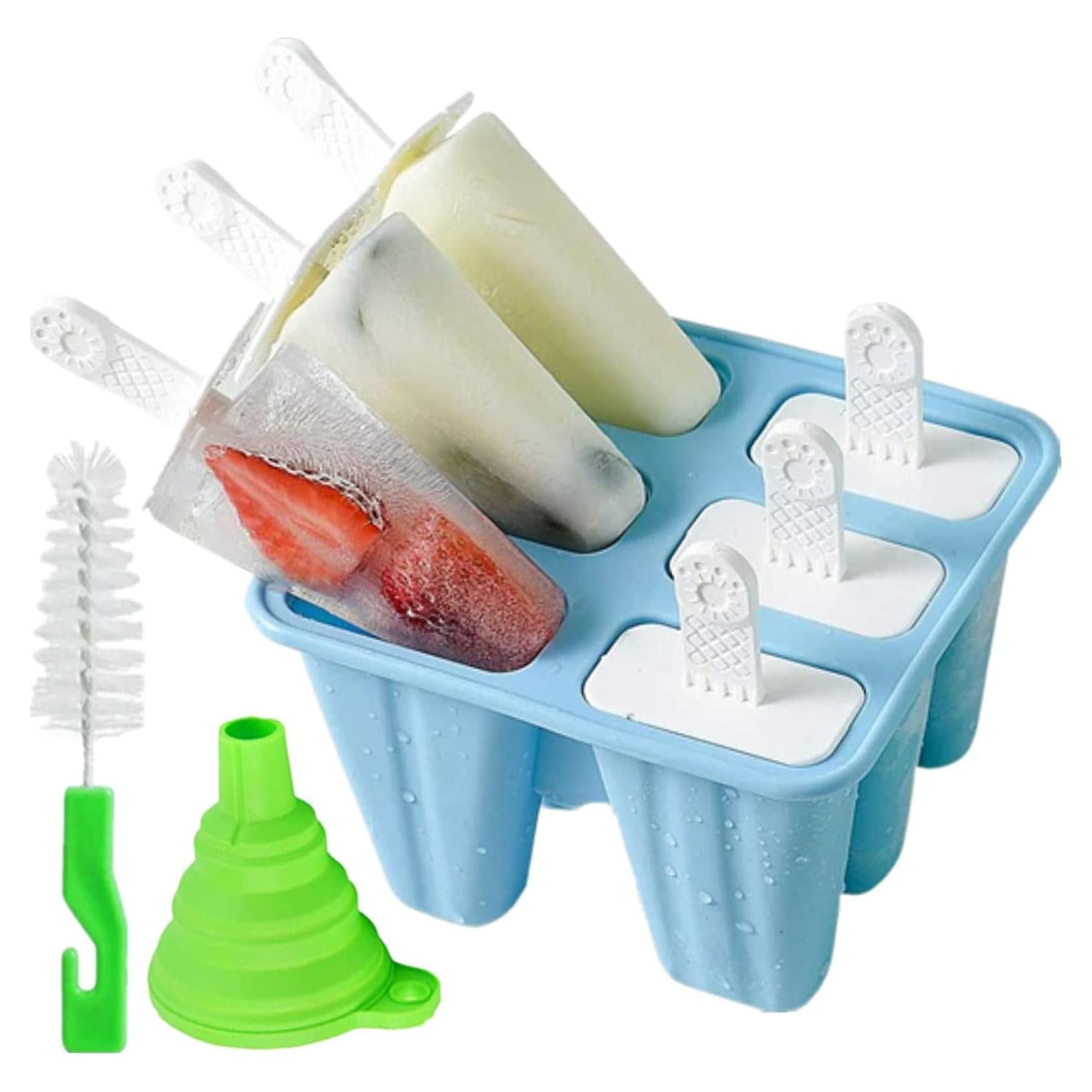 Molde de Paletas de Silicona Bell Dream 6 Cavidades Azul