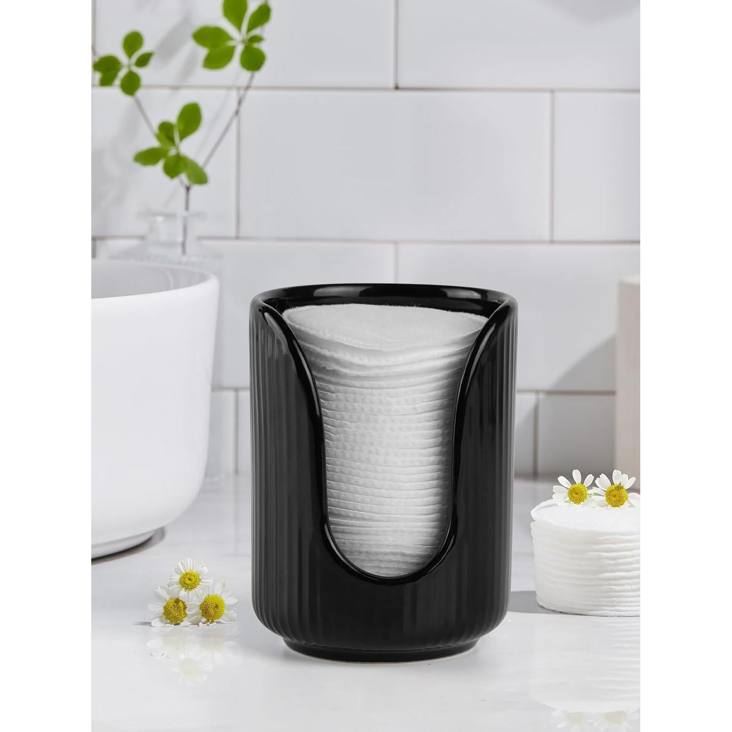 Dispensador de Vasos de Cerámica ABRUTY 3-4oz para Baño