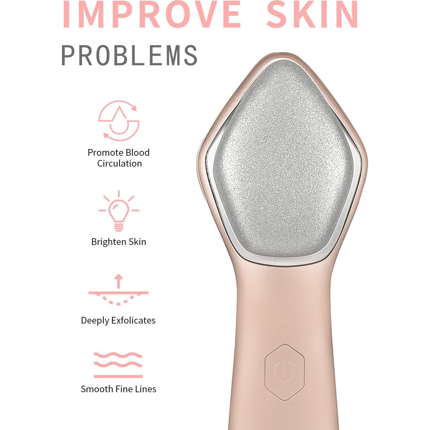 Máquina de Microdermoabrasión NEWDERMO Pro Rosa - Exfoliación Facial