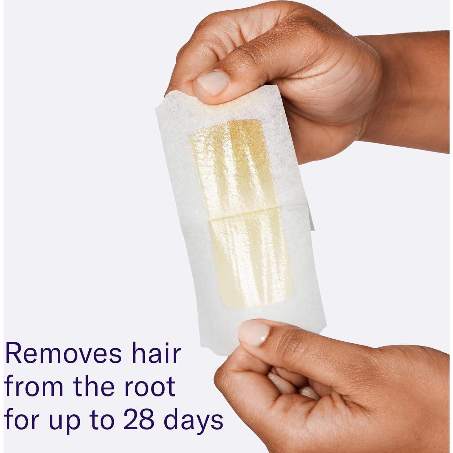 Kit de Cera para Depilación Corporal Flamingo - 56 Tiras