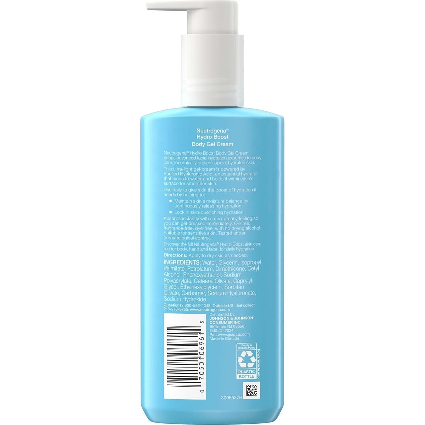 Crema Gel Corporal Hidratante Neutrogena Hydro Boost 240 ml
