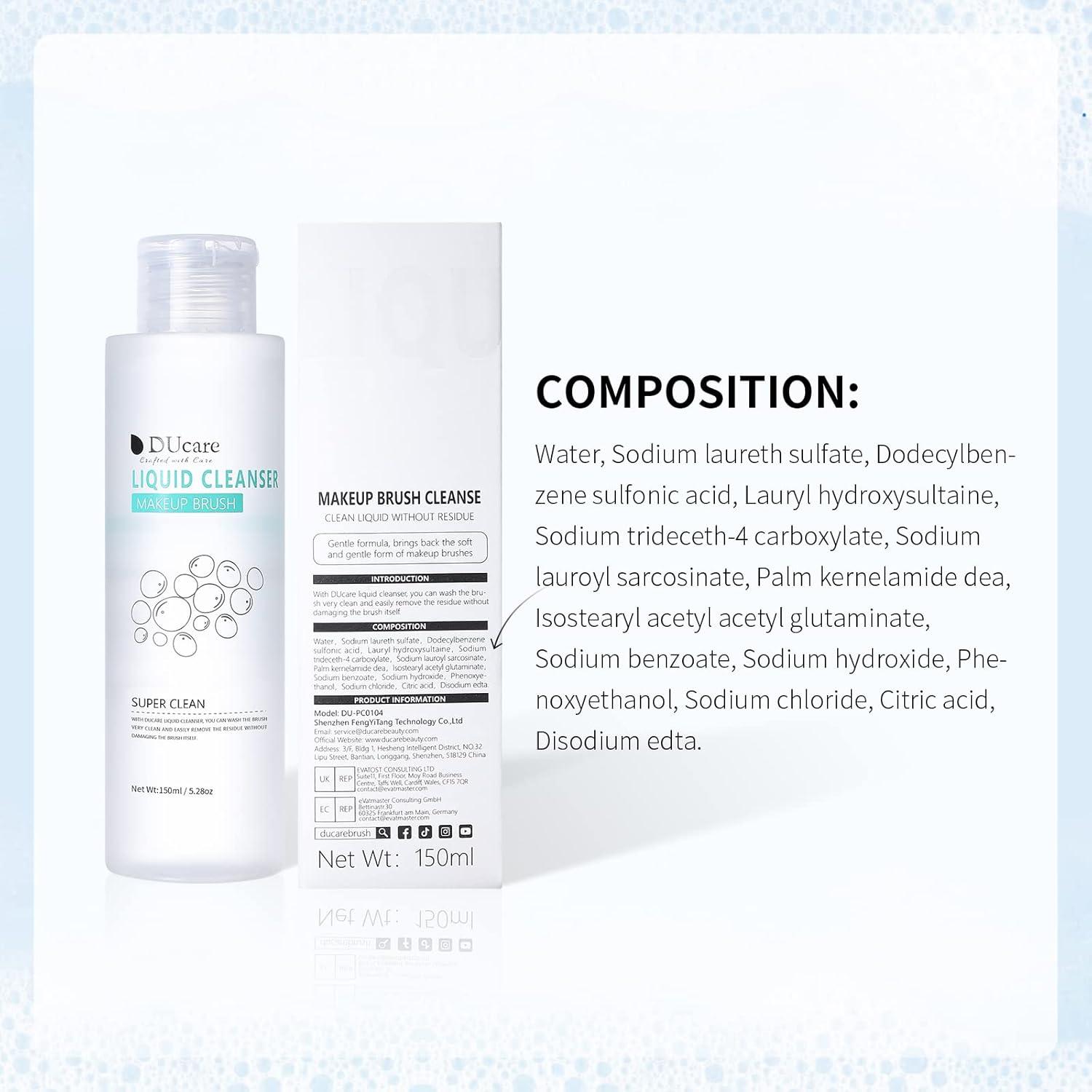 DUcare Limpiador Sólido de Brochas de Maquillaje 150g