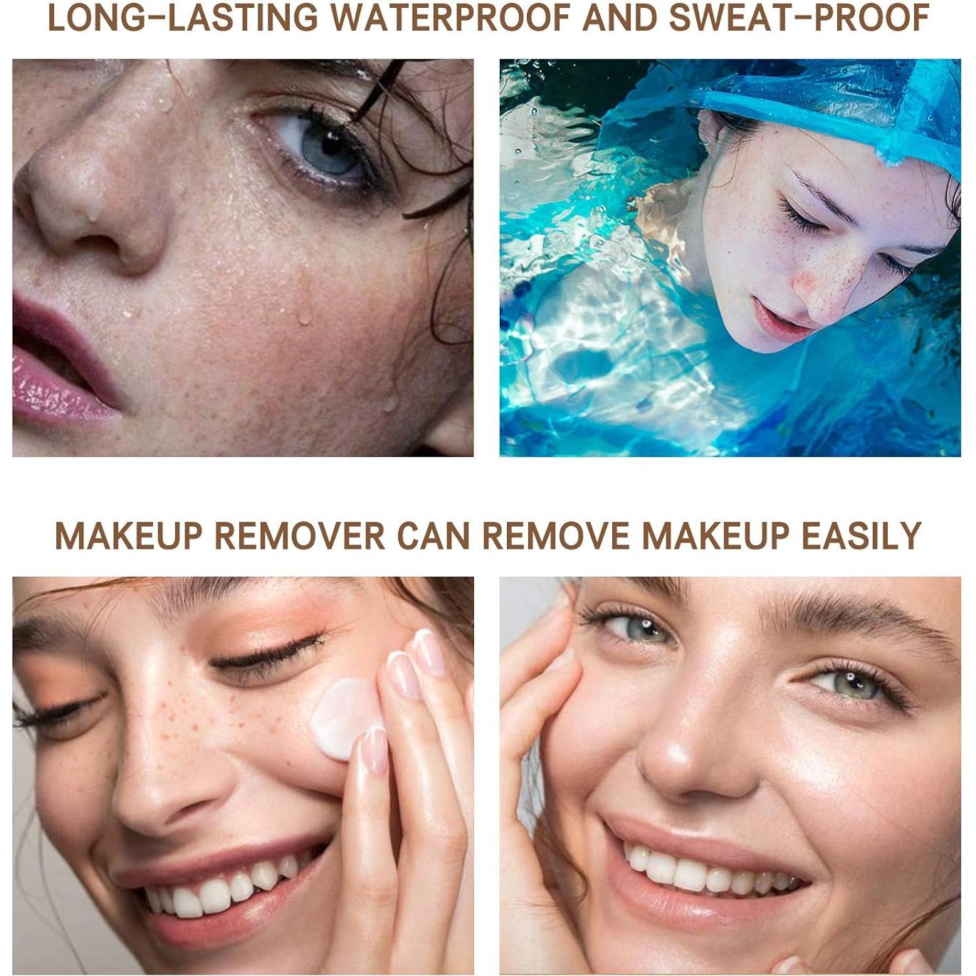 Juego de 2 lápices de pecas LOKFAR marrón oscuro - Impermeables