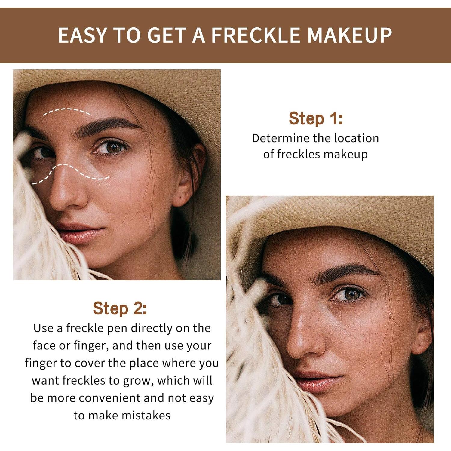 Juego de 2 lápices de pecas LOKFAR marrón oscuro - Impermeables