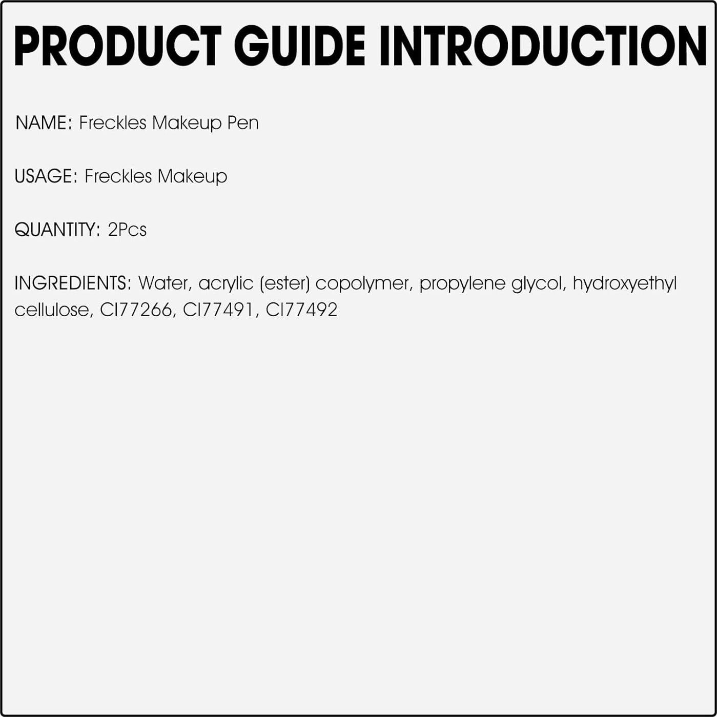 Juego de 2 lápices de pecas LOKFAR marrón oscuro - Impermeables