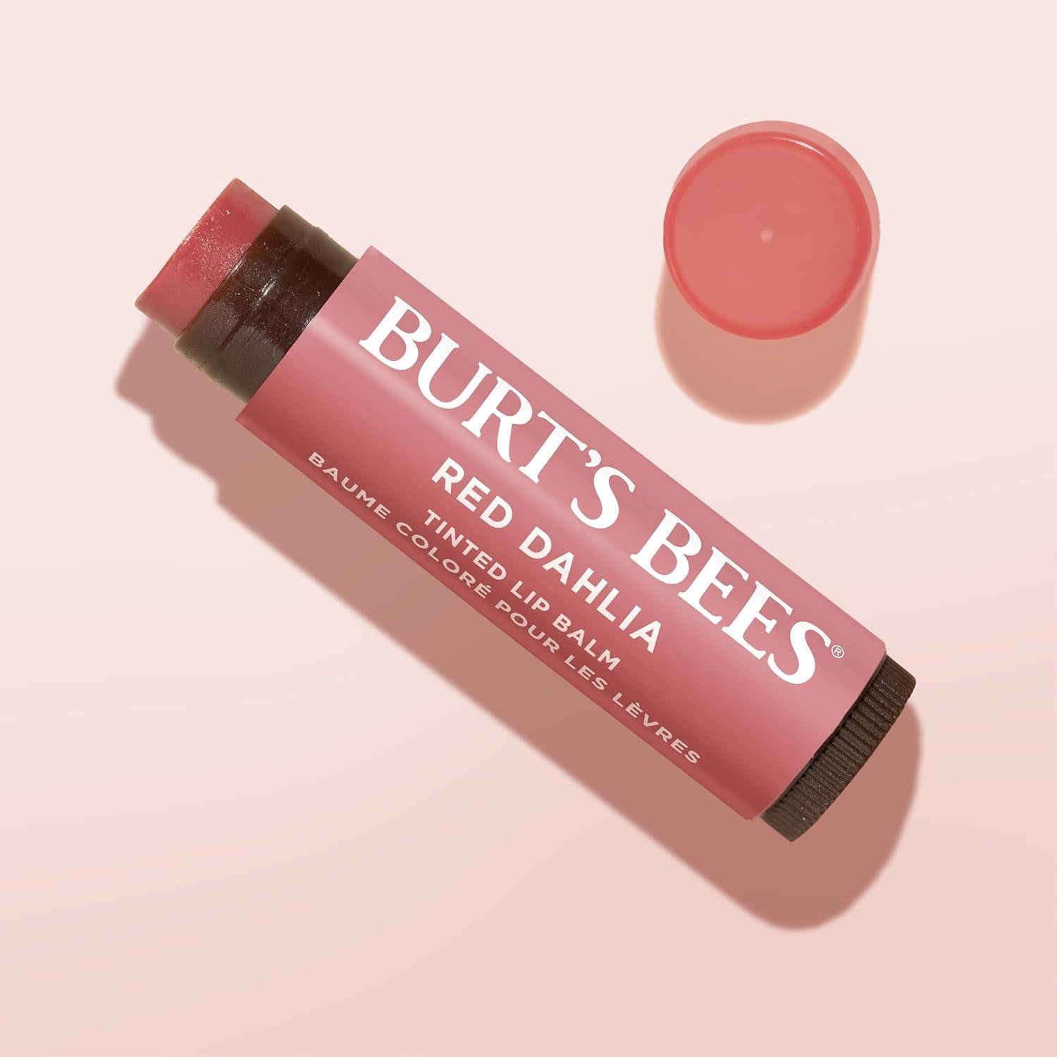 Bálsamo Labial Tinte Burt's Bees 2 en 1 Dahlia Roja 4.25g
