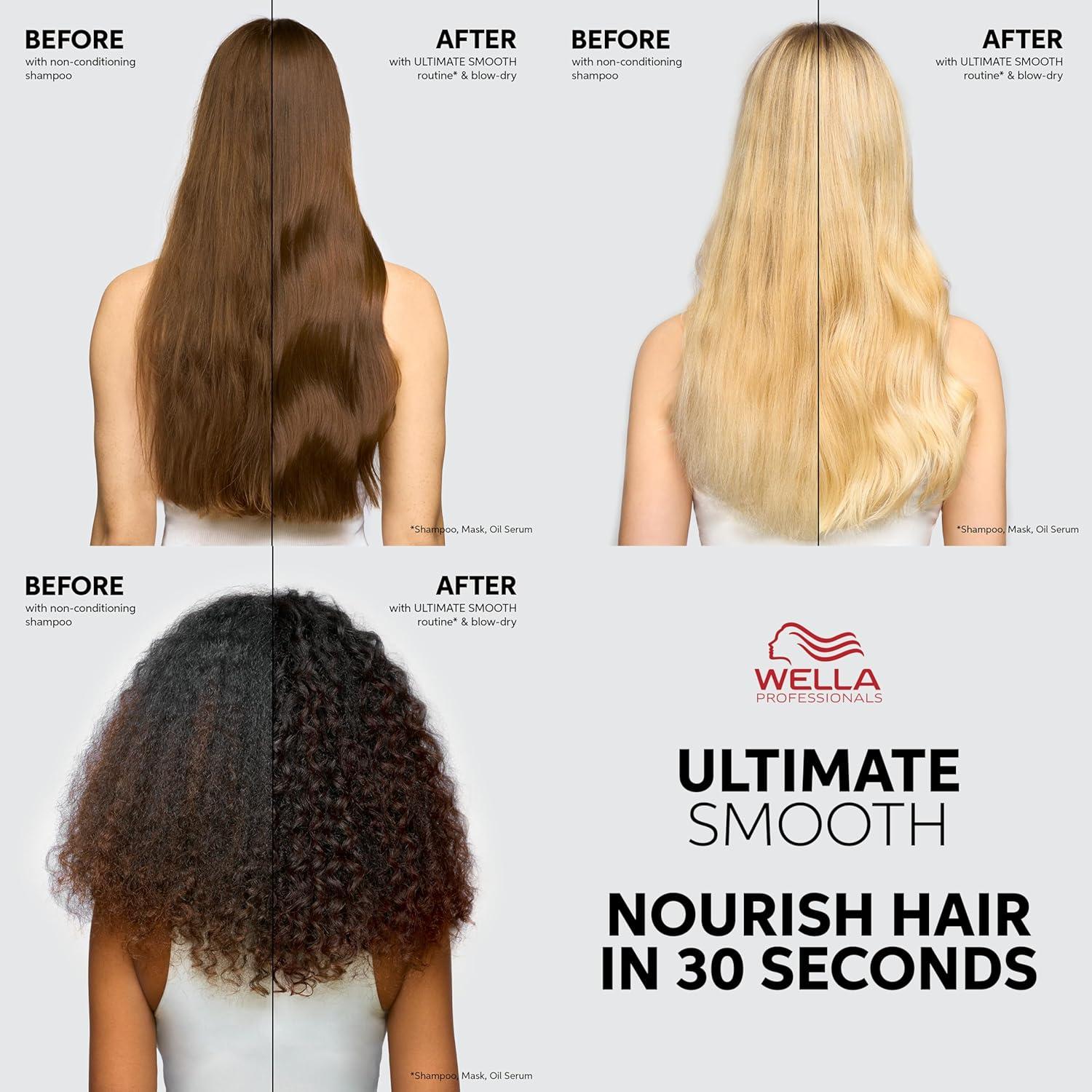 Champú Wella Professionals Ultimate Smooth 100 ml - Brillo y Suavidad