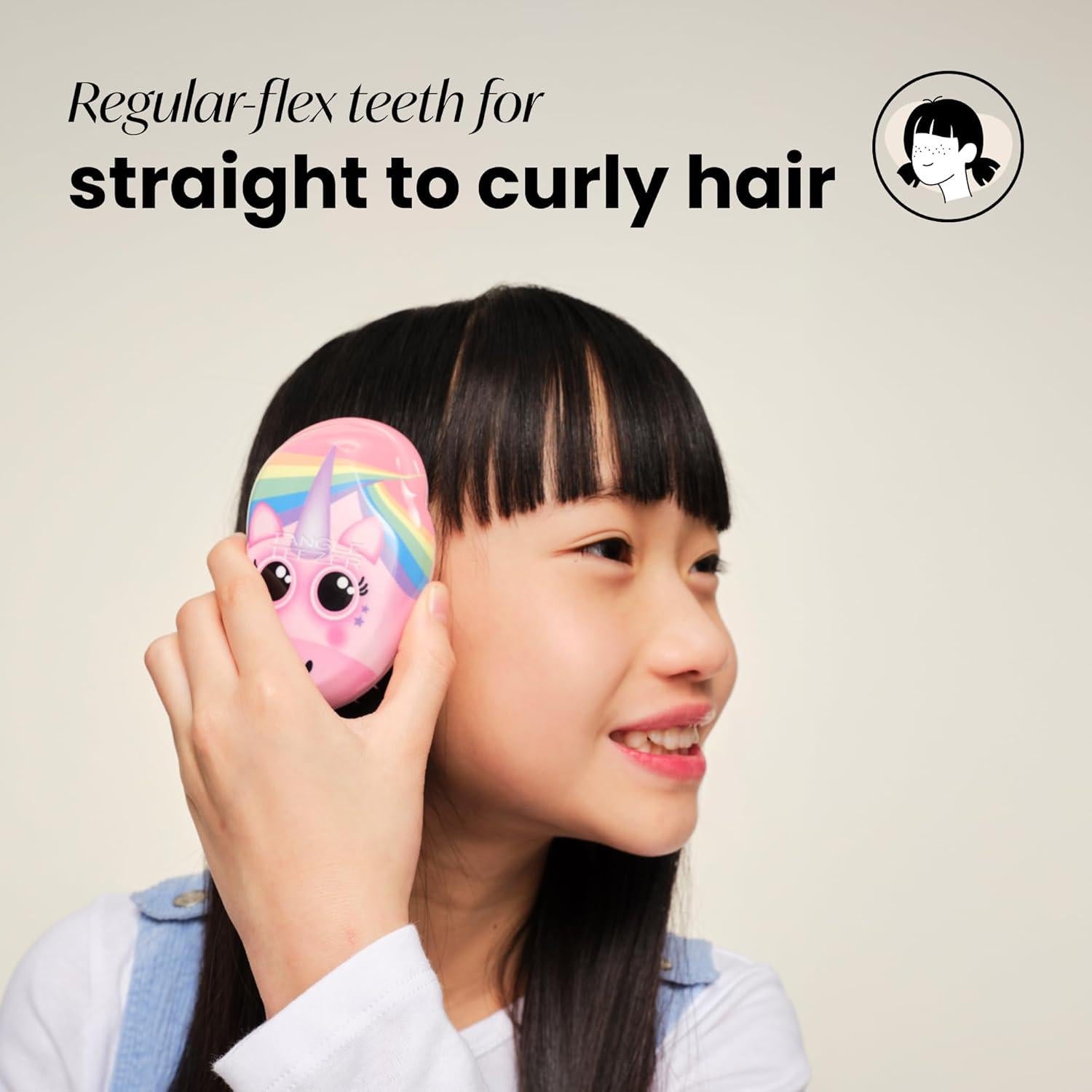 Cepillo Desenredante Mini Tangle Teezer Arcoíris Unicornio