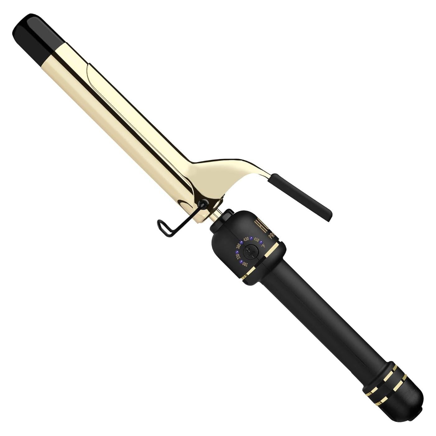 Plancha de Rizar 24K Gold Hot Tools 1" Barril Extendido