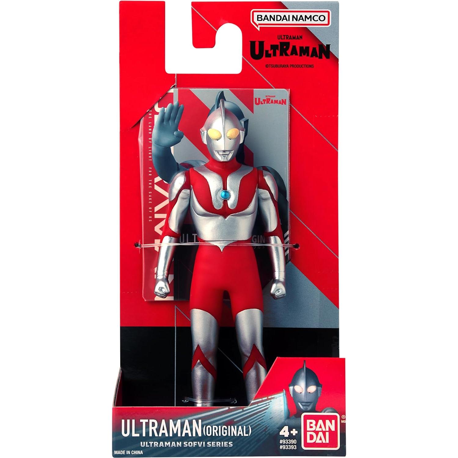 Figura de Vinilo Blando Ultraman 1966 - Bandai Sofvi Heroes