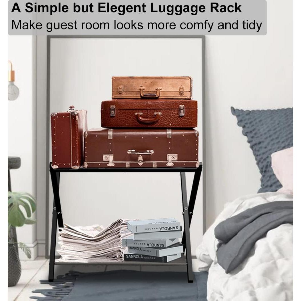 Soporte Plegable para Equipaje Fandature 2 Niveles 90.7kg