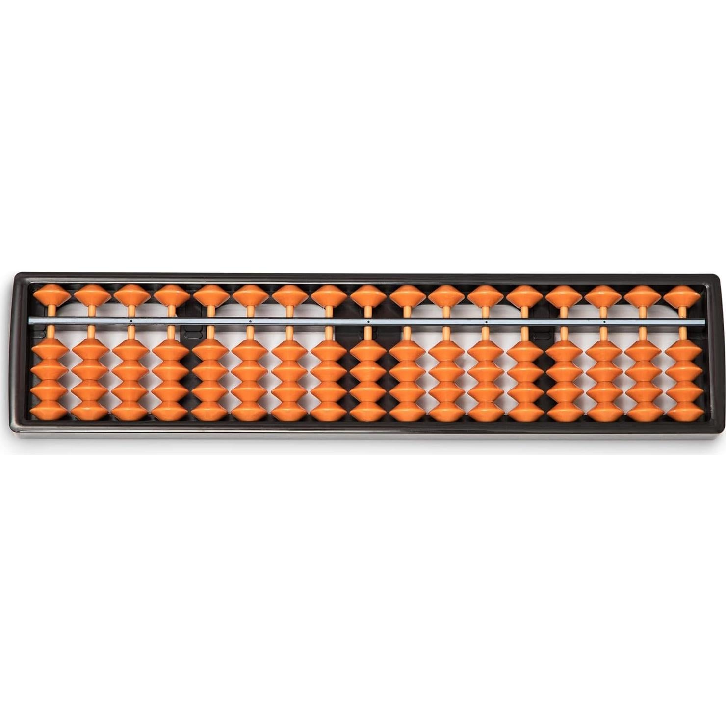 Ábaco Digital Black Long 17 Columnas 26.5x6x1.5cm