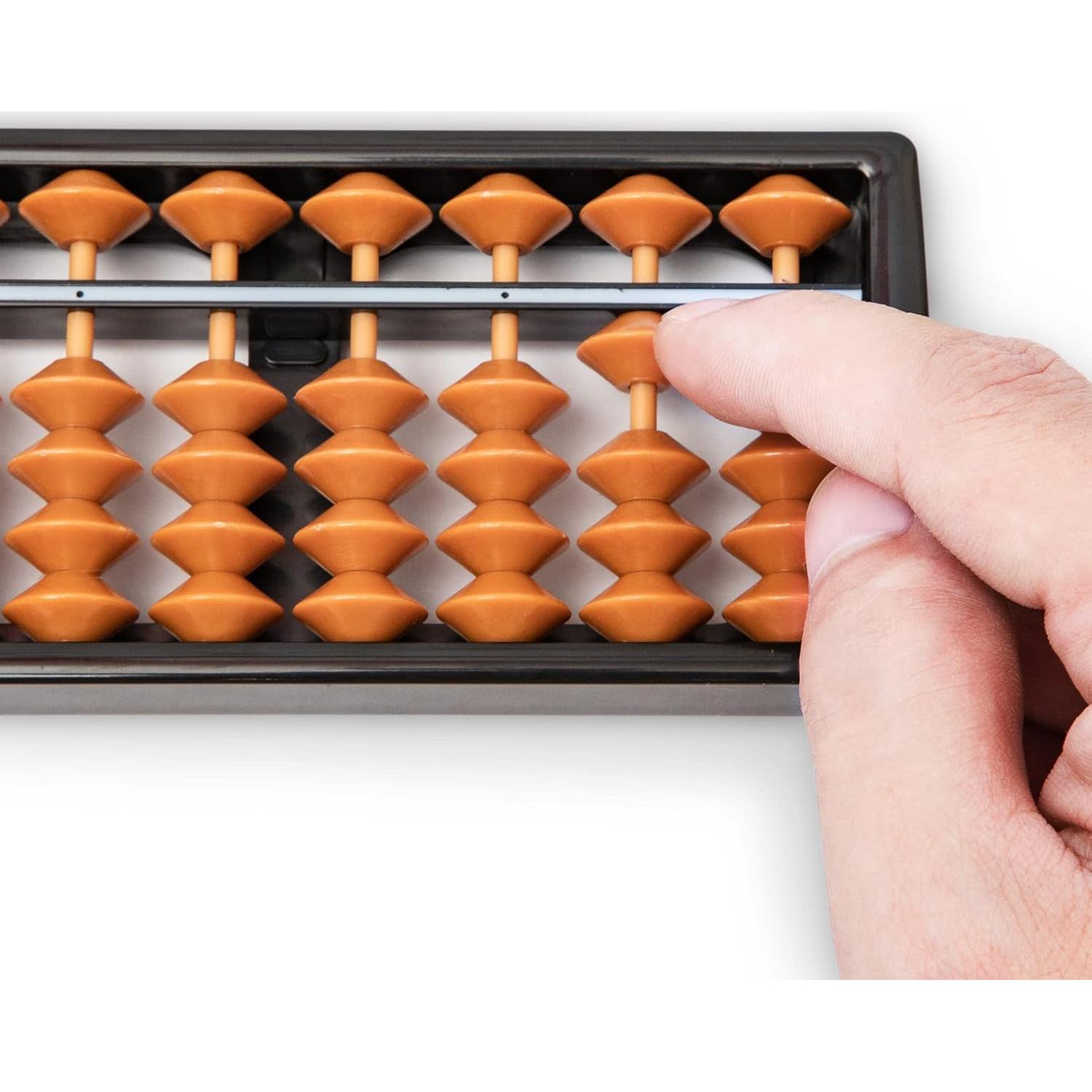 Ábaco Digital Black Long 17 Columnas 26.5x6x1.5cm