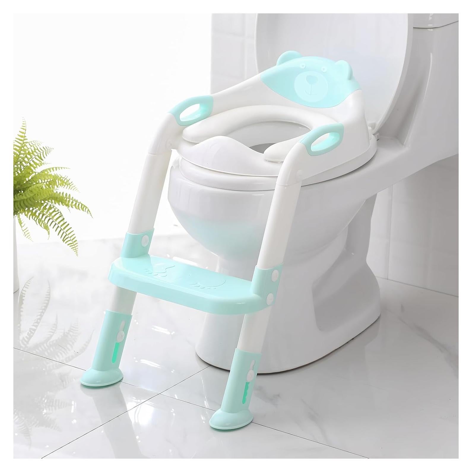 Asiento de Entrenamiento para Baño SKYROKU Azul Antideslizante