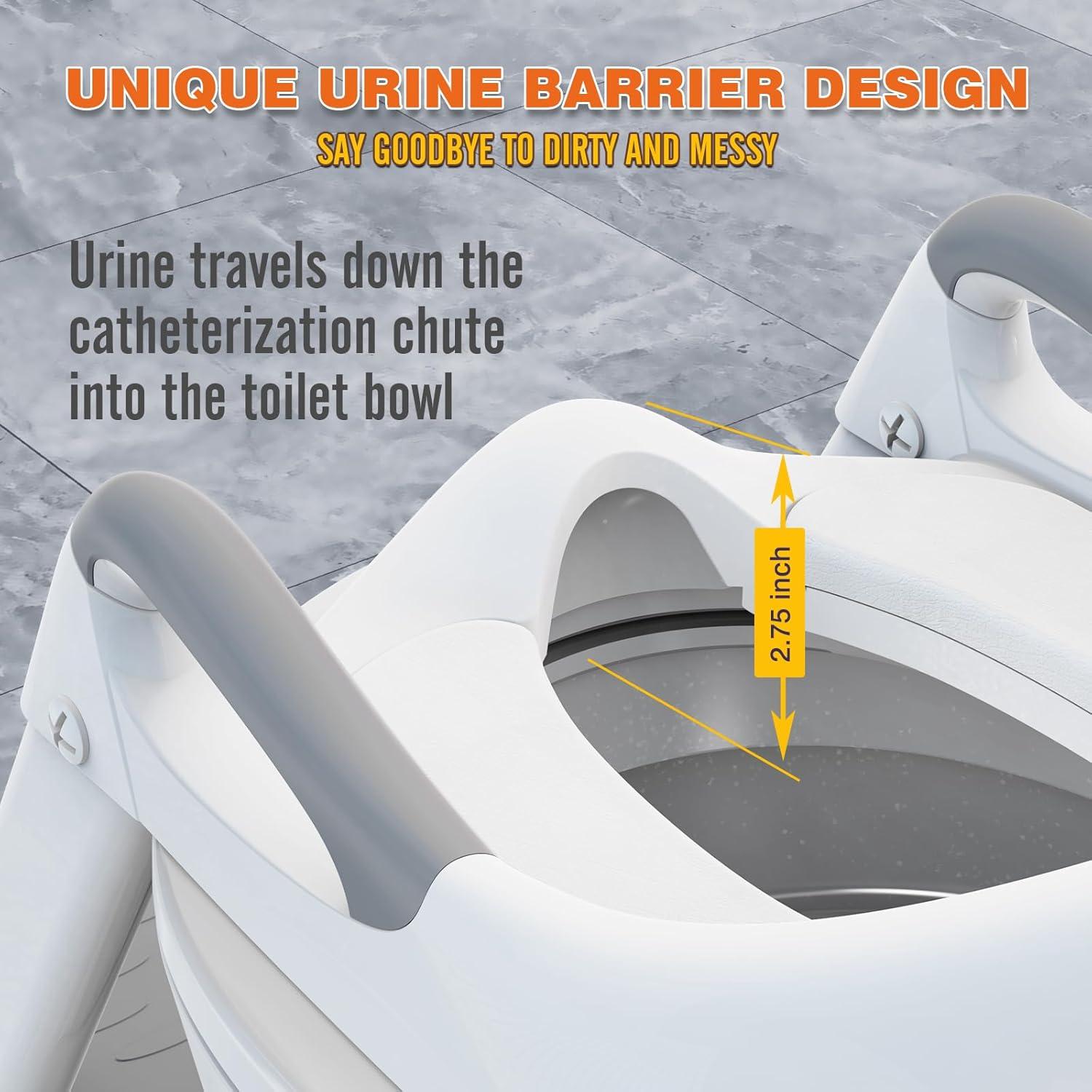 Asiento de Entrenamiento para Baño SKYROKU 8868 Gris 2 en 1