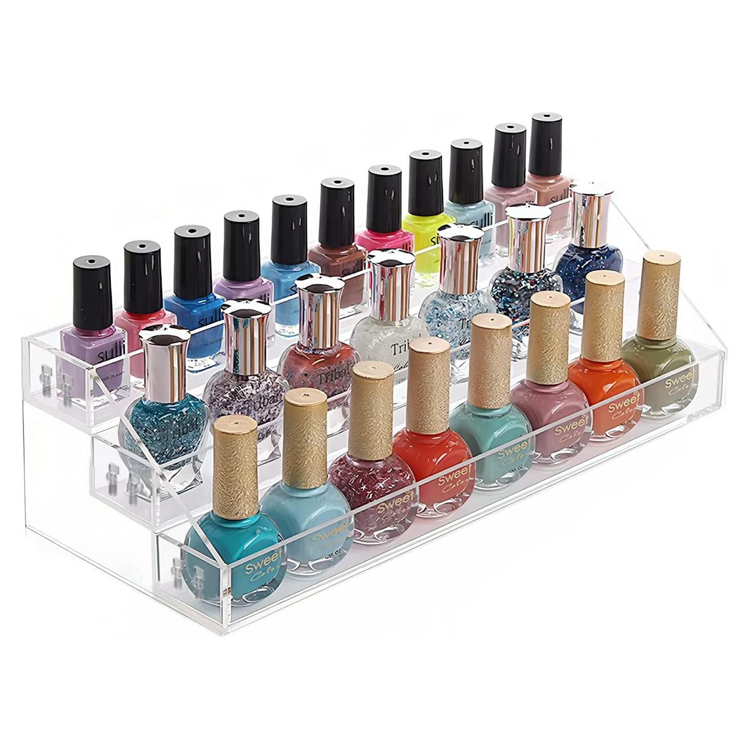 Organizador de Esmaltes MineSign Acrílico 3 Capas 30.99cm