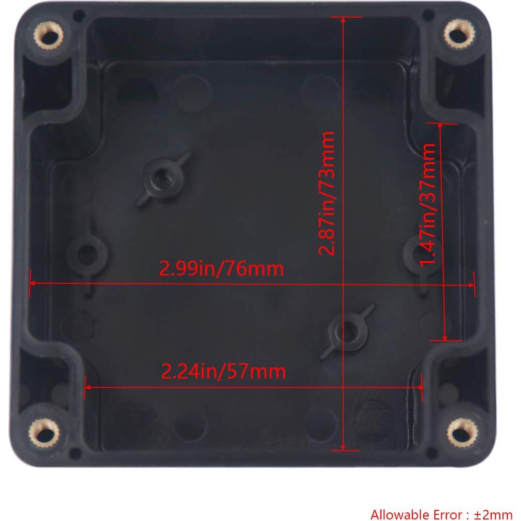 Caja de Conexiones IP65 Otdorpatio 2 Pcs 83x81x56mm ABS