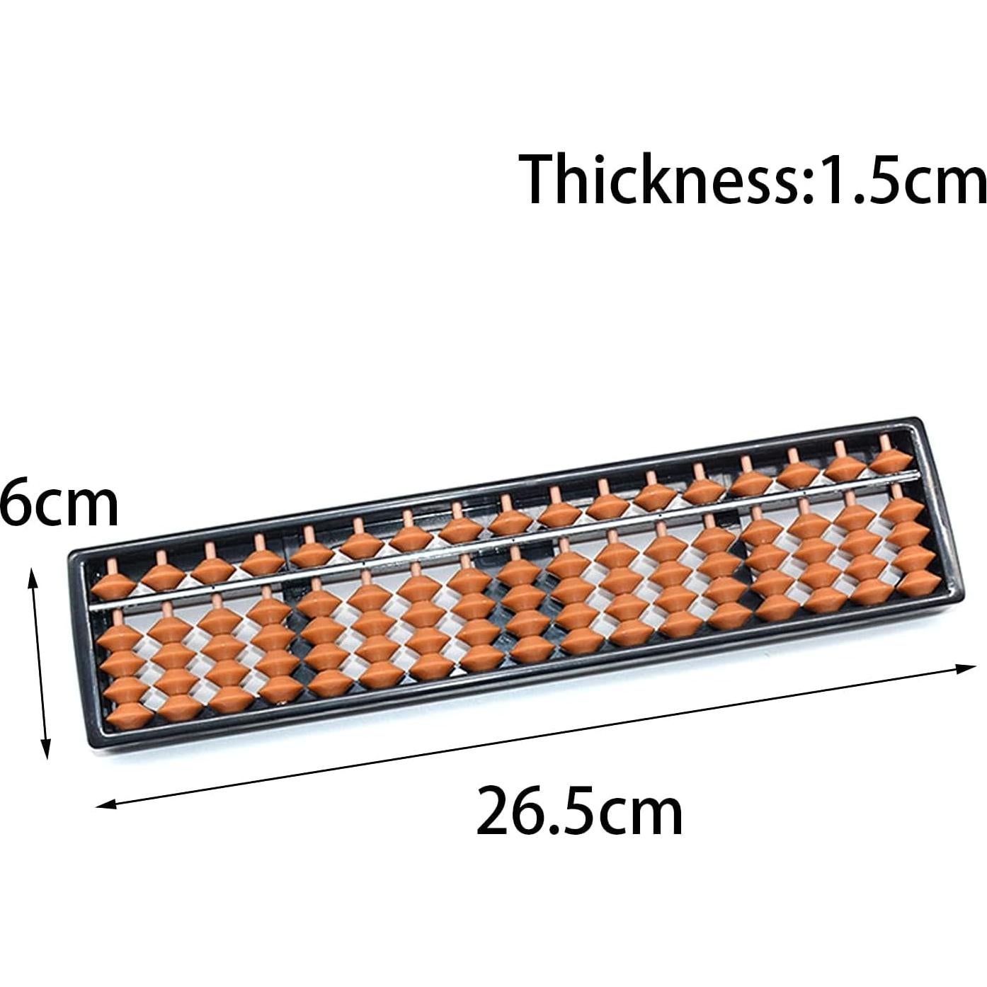 Ábaco Profesional DRWH 17 Dígitos 26.5 cm para Cálculo
