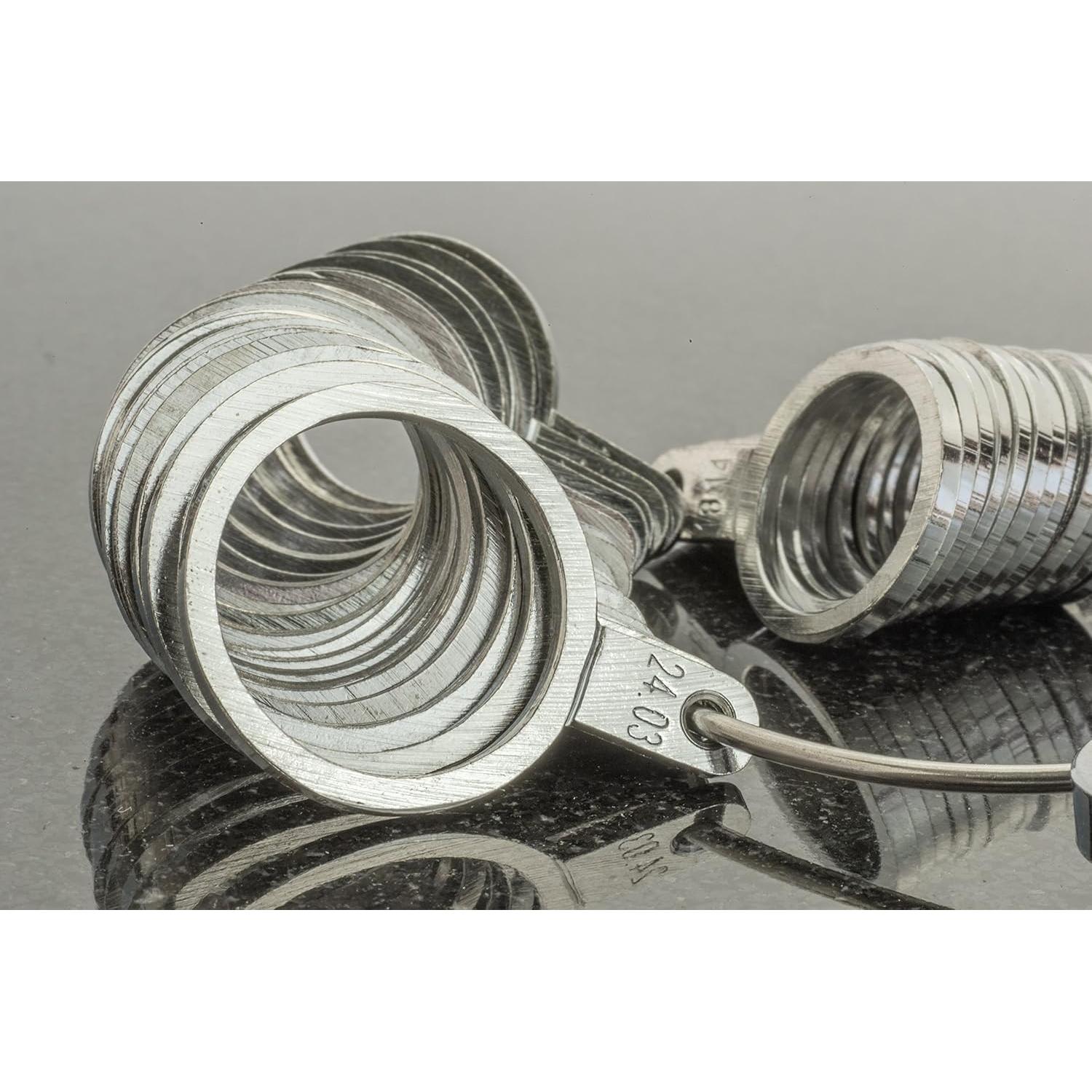 Medidor de Anillo SE JT130RS 36 Piezas Latón Cromado