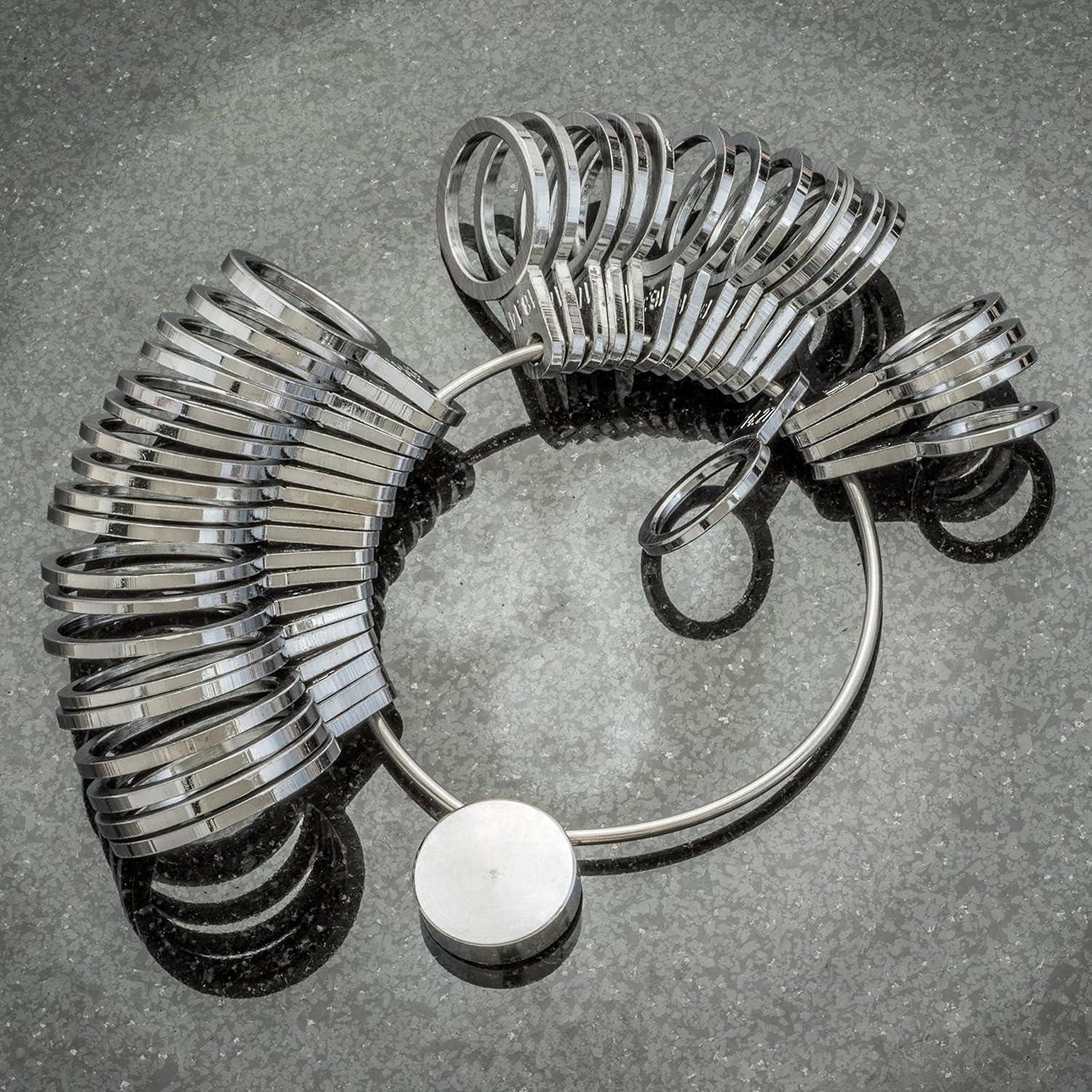 Medidor de Anillo SE JT130RS 36 Piezas Latón Cromado