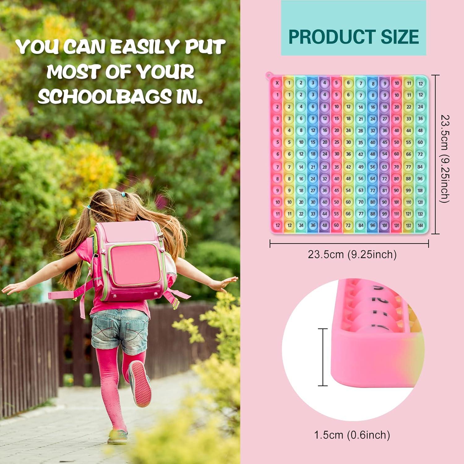 Juego de Tabla de Multiplicación 12x12 DK-SIMINA Juguete Fidget