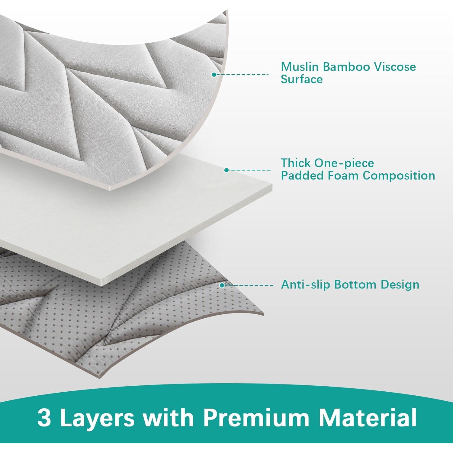 Alfombra de Juego Biloban 180x150 cm Antideslizante Gris