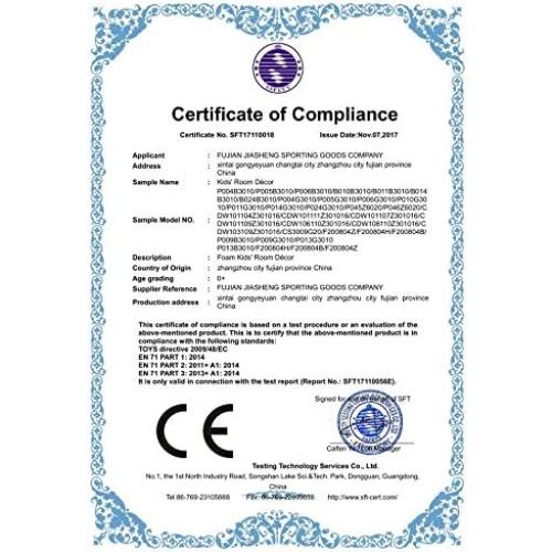 Alfombra de Juego meiqicool 18 Piezas EVA Gris 172x87cm