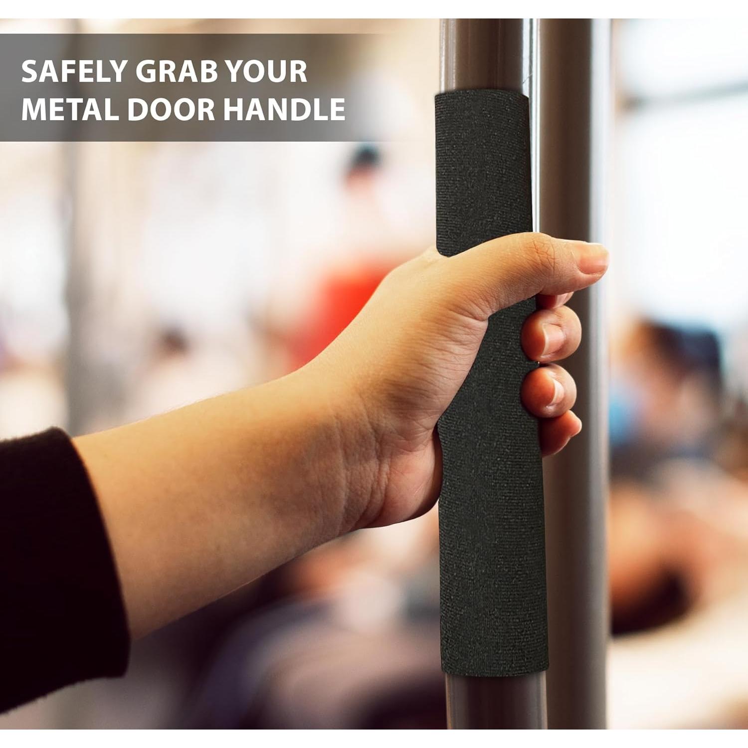 Cubierta de Manija de Puerta Comercial Wonder Neopreno Negro