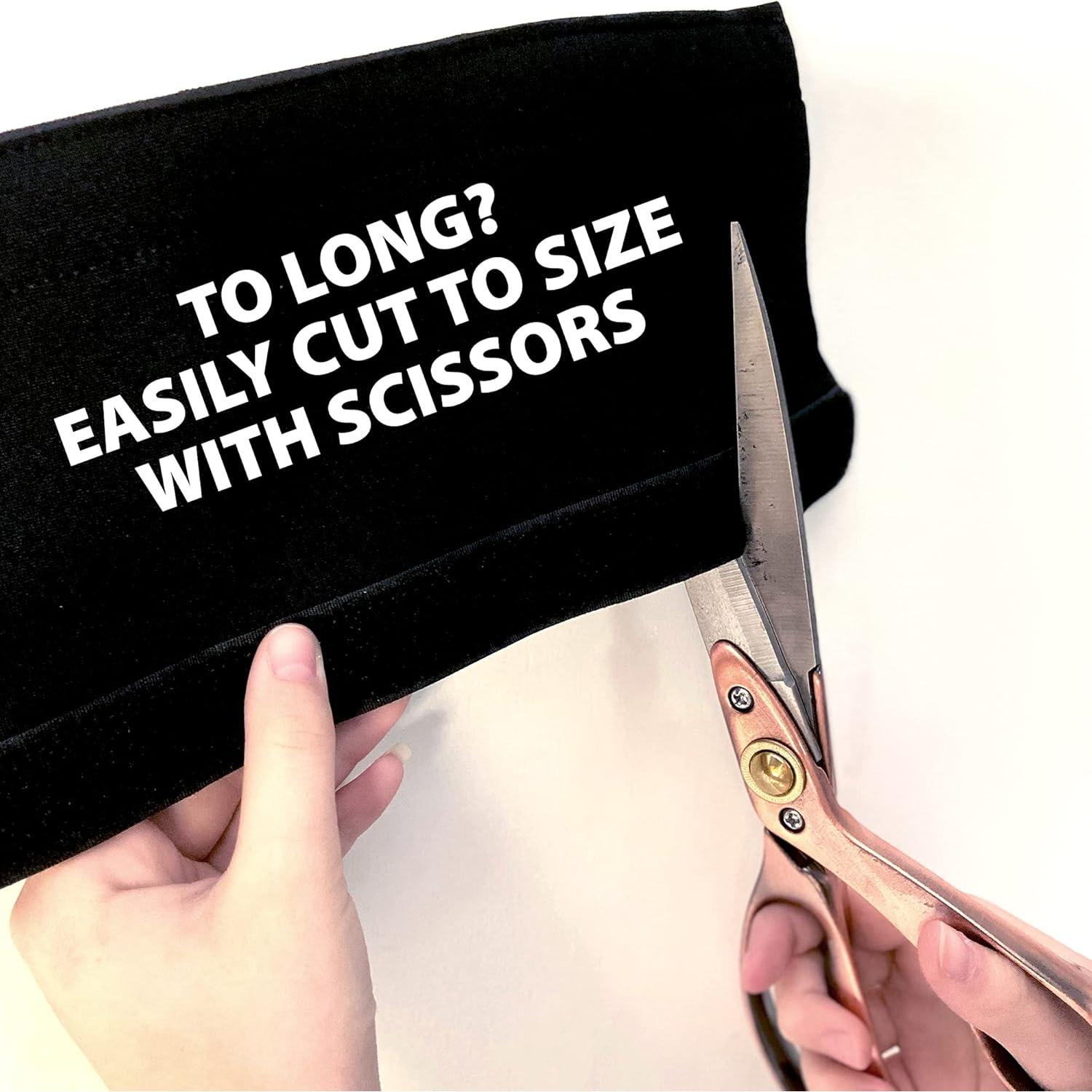 Cubierta de Manija de Puerta Comercial Wonder Neopreno Negro