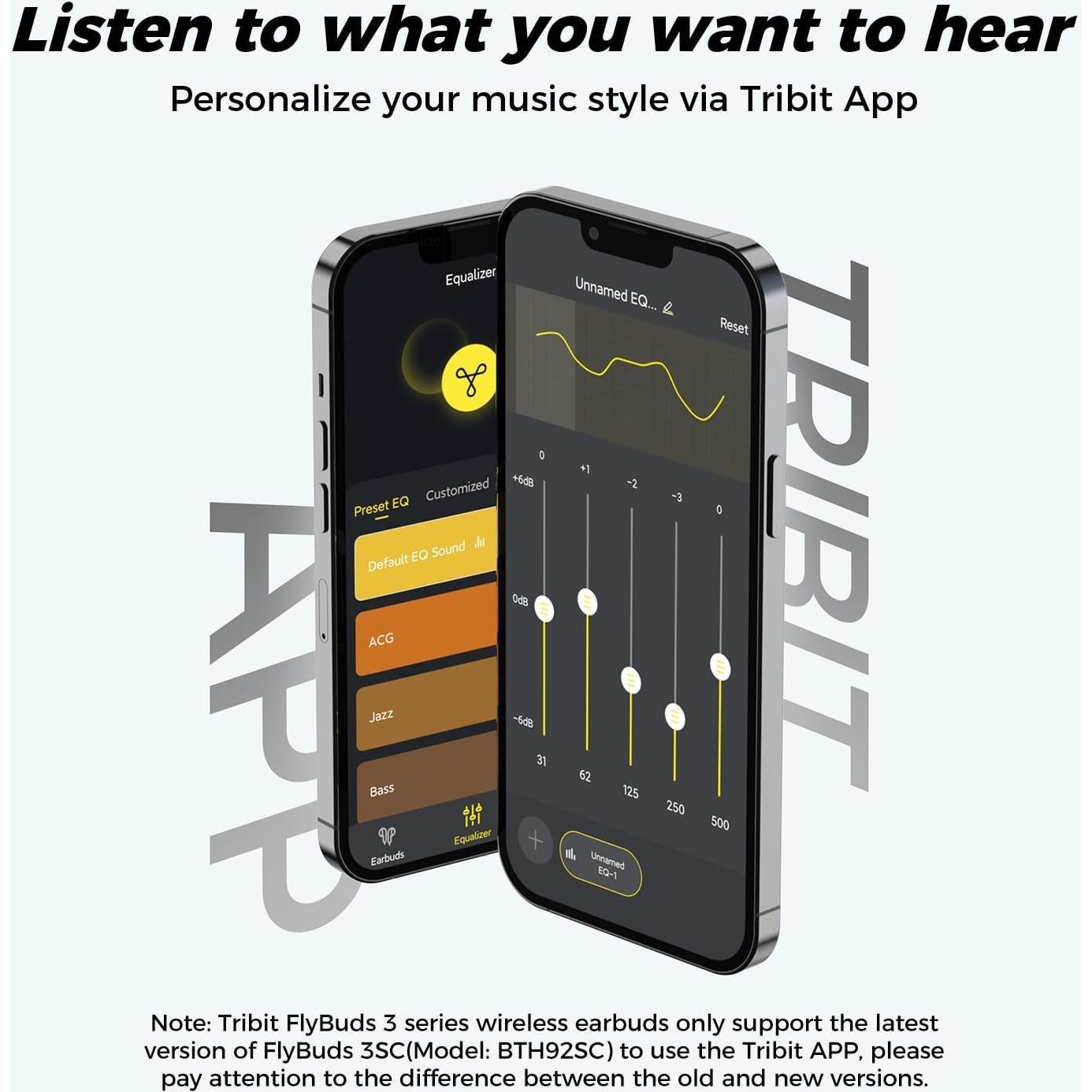 Auriculares Inalámbricos Tribit FlyBuds 3, 110H Bluetooth 5.2 IPX8