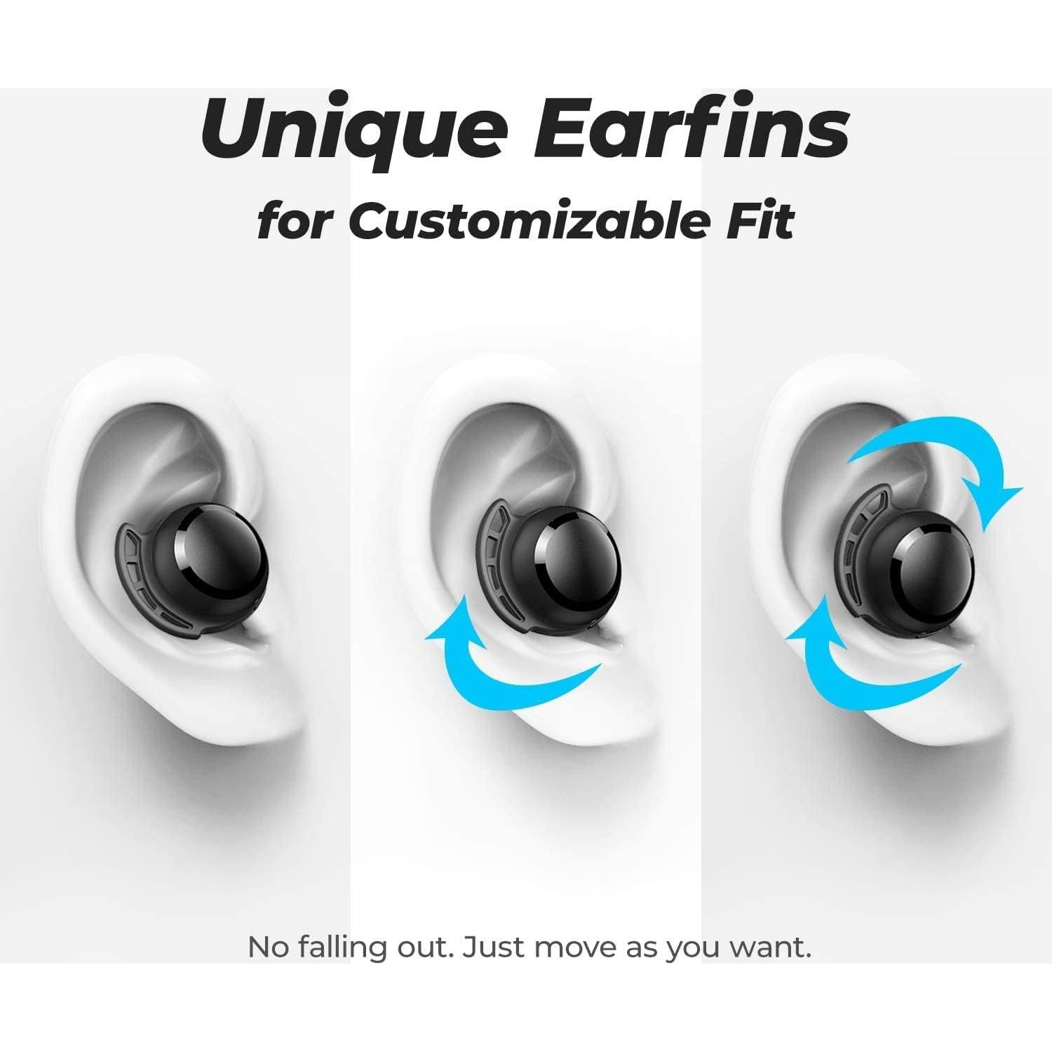 Auriculares Inalámbricos Tribit FlyBuds 3, 110H Bluetooth 5.2 IPX8