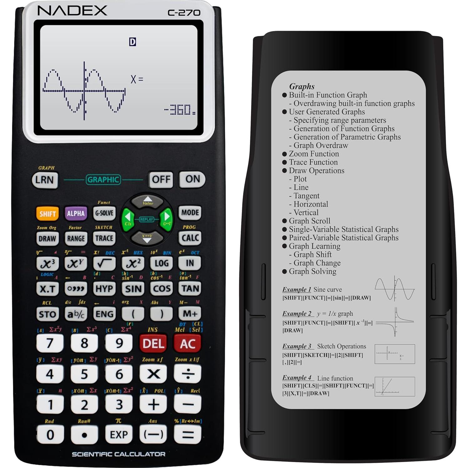 Calculadora Científica Nadex NXTE-1936 con Gráficos