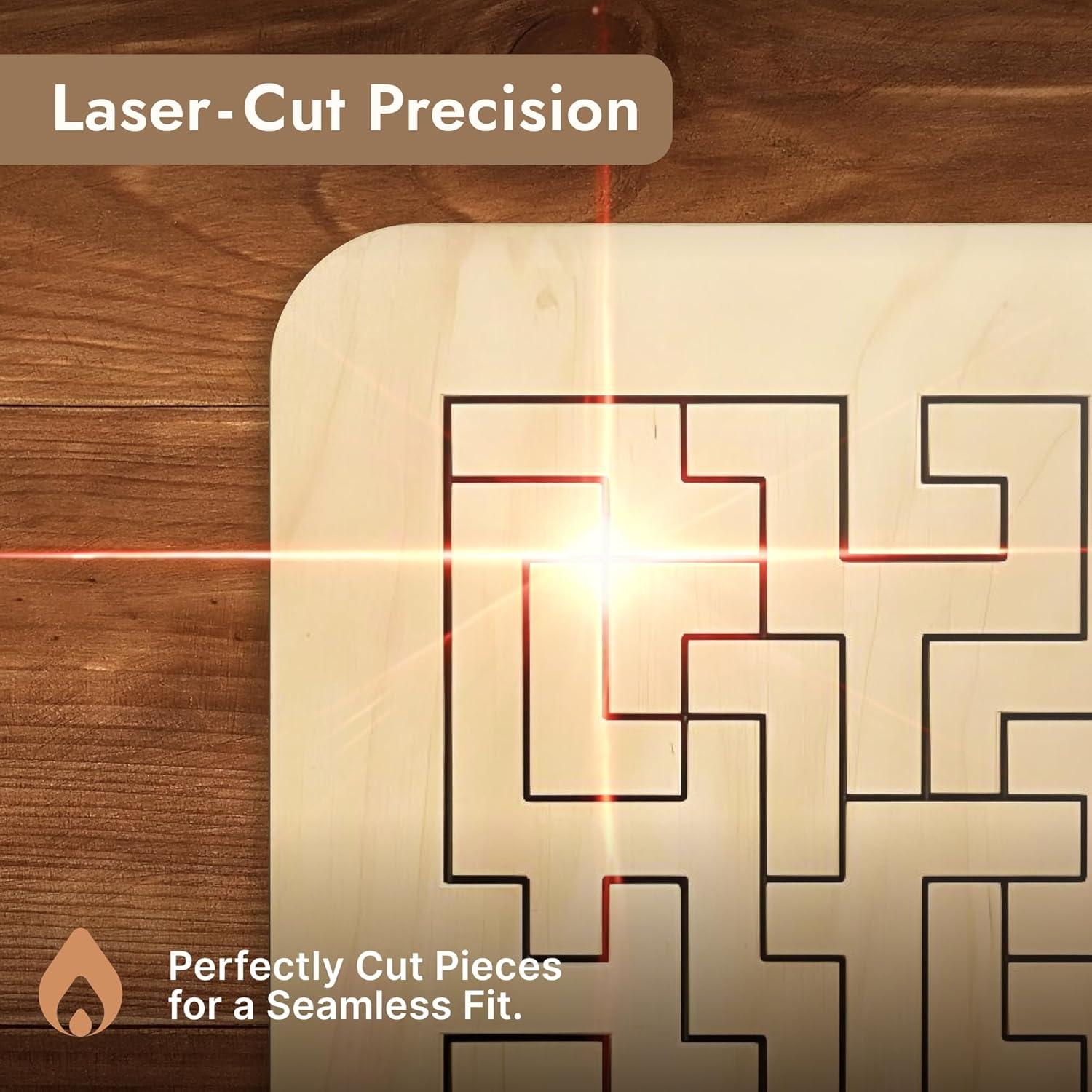 Rompecabezas de Madera Laberinto Azteca WOODSTERS 130 Piezas