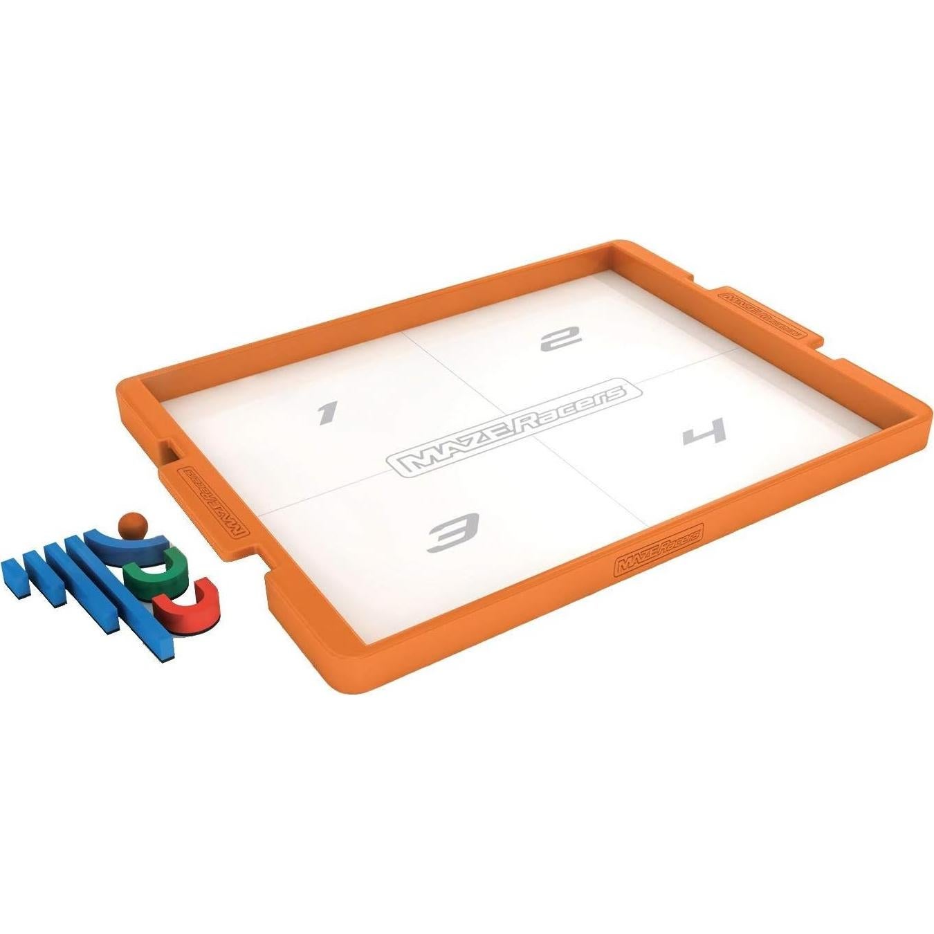 FoxMind Games: Maze Racers, Exciting Building and Racing Board Game, Competitive Gameplay, 2 to 4 Players, Small Parts Included, For Ages 8 and up