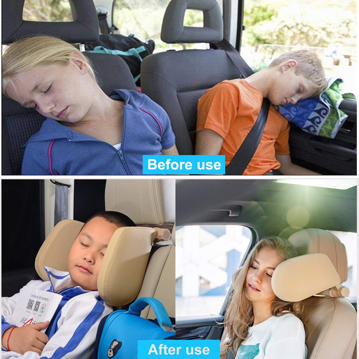 Almohada de Reposacabezas Ajustable Heapany para Coche