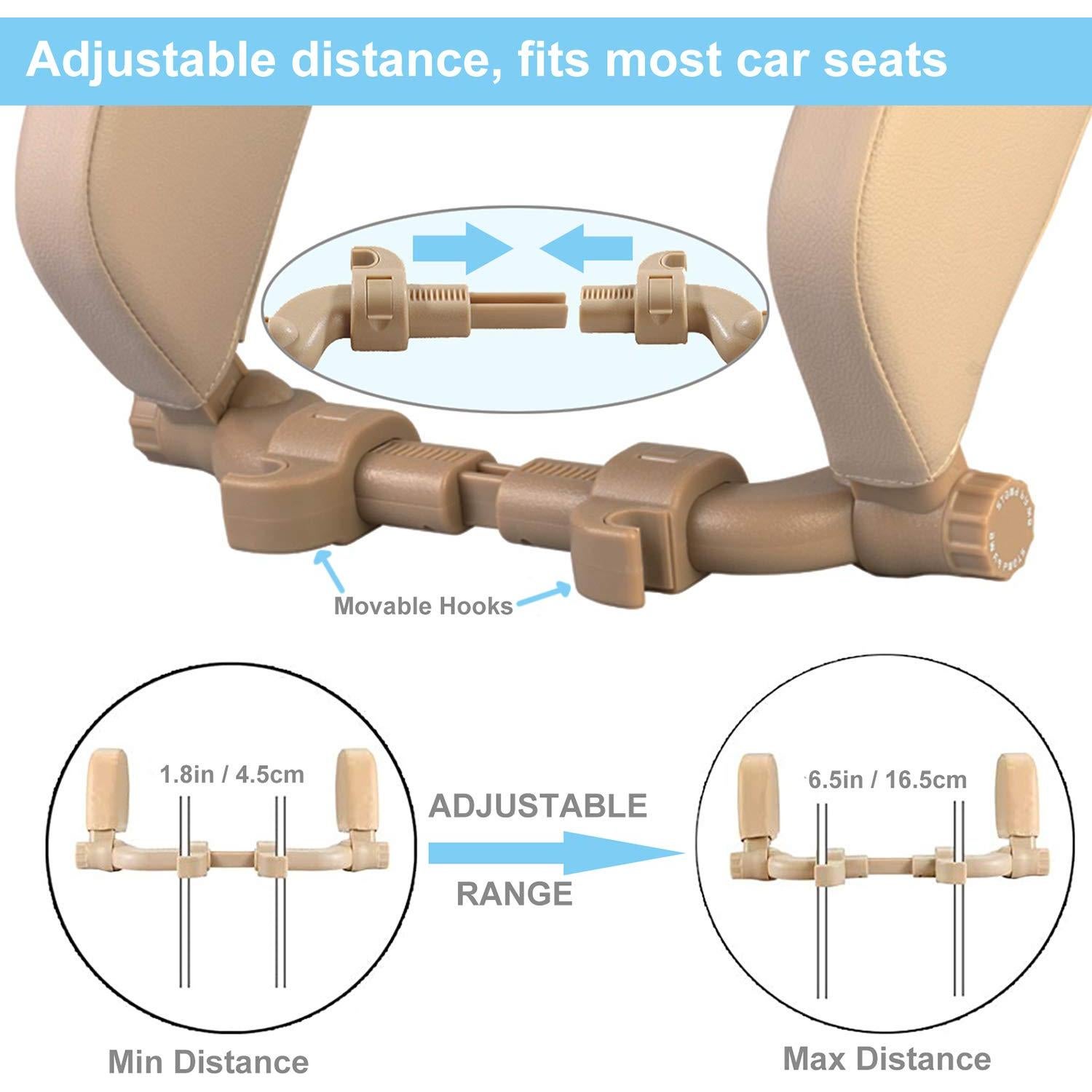 Almohada de Reposacabezas Ajustable Heapany para Coche