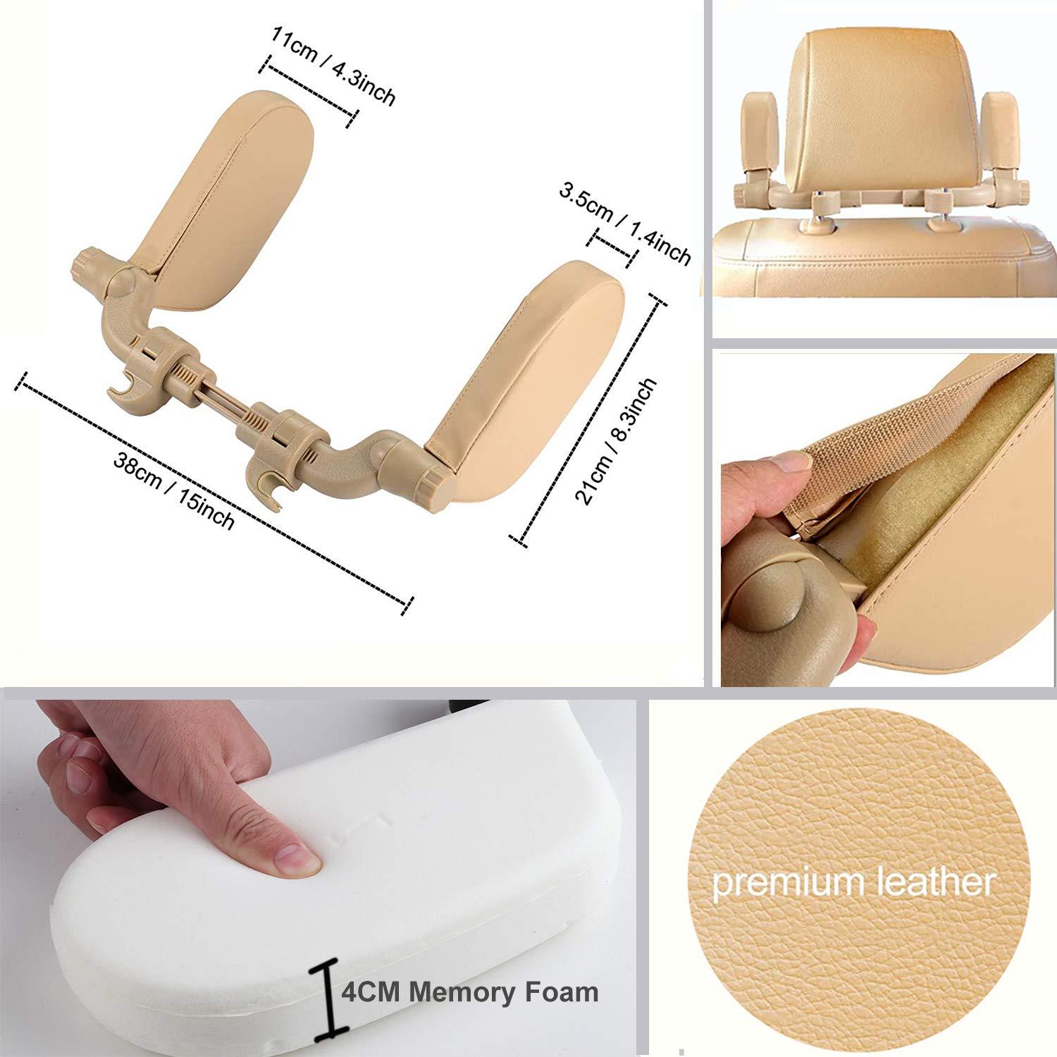 Almohada de Reposacabezas Ajustable Heapany para Coche