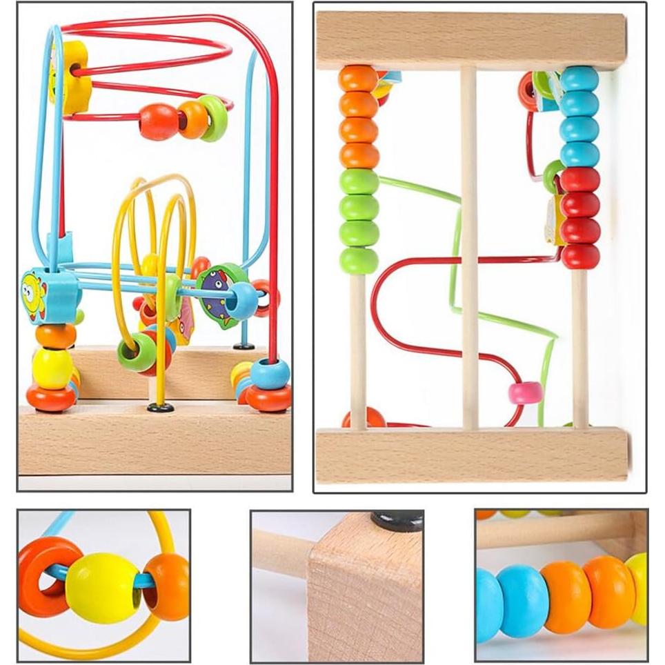 Laberinto de Perlas Timy Juguete Educativo 22.5x22.5cm