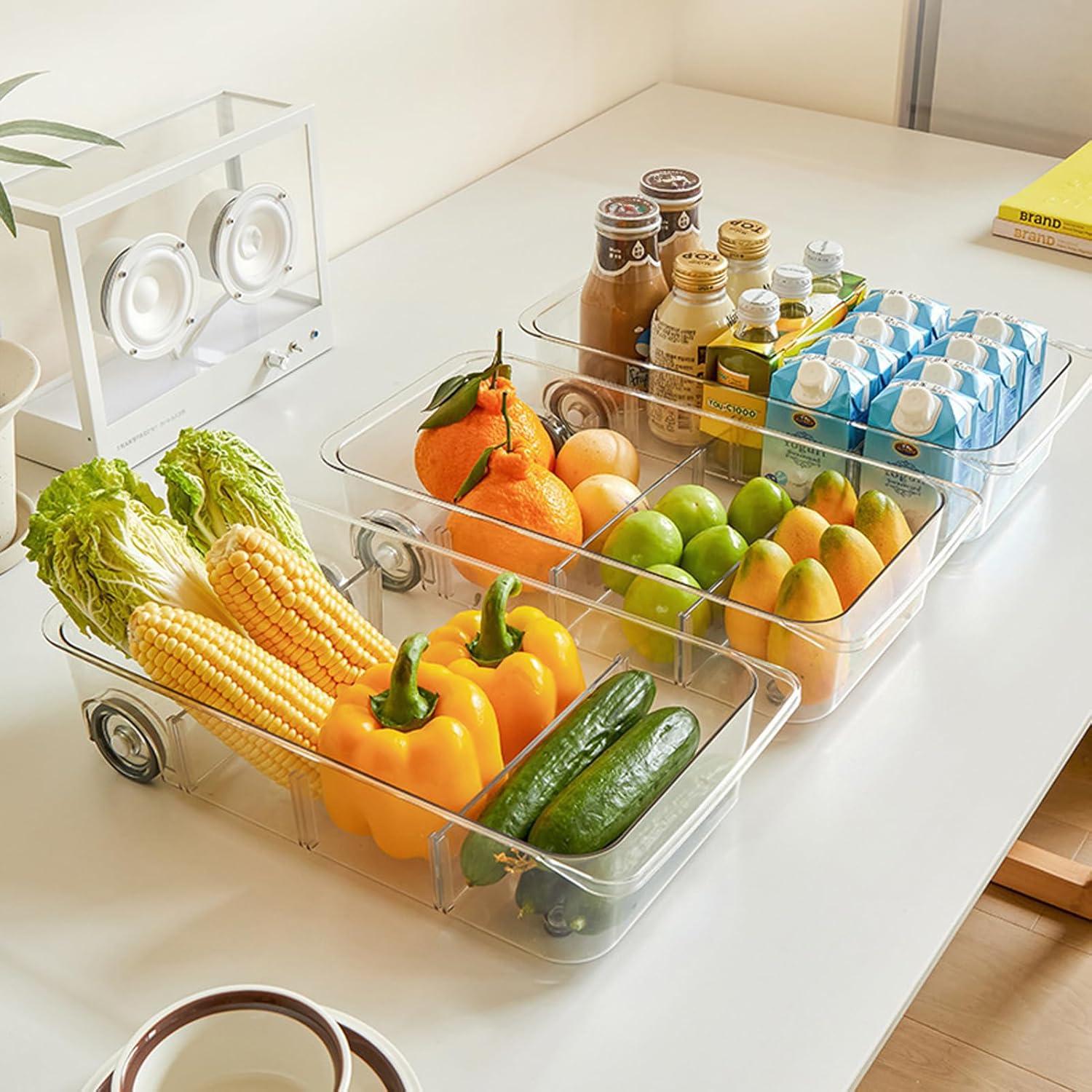 Caddy de Nevera con Ruedas MineSign 2Pack Organizador 39.1x19.3cm