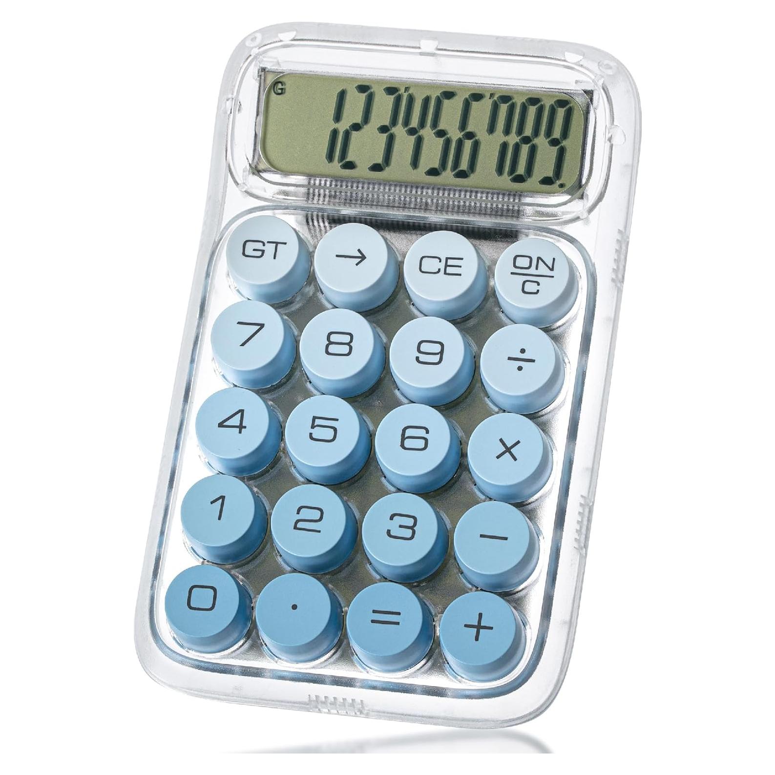 Calculadora Mr. Pen 10 Dígitos Azul Pantalla LCD Grande