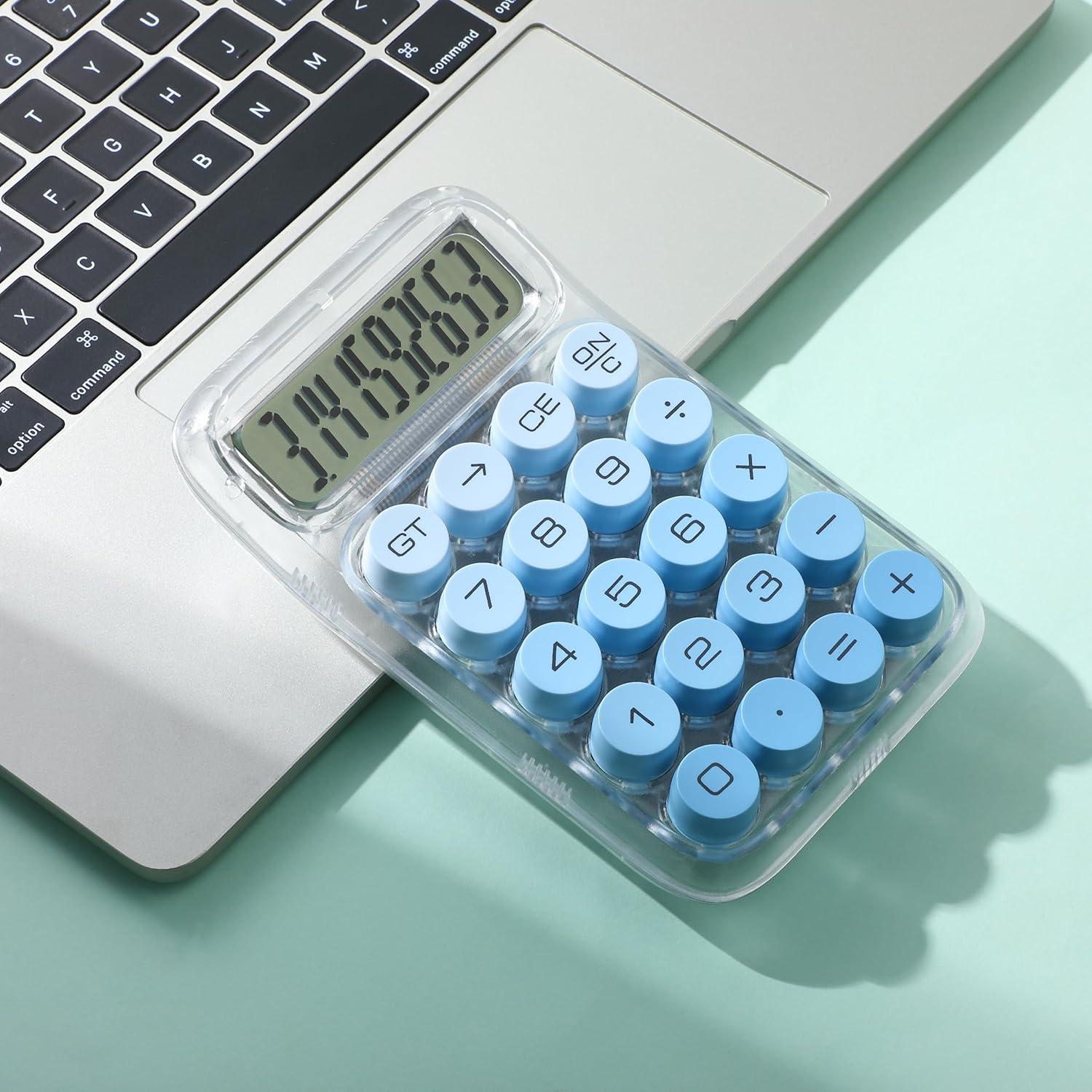 Calculadora Mr. Pen 10 Dígitos Azul Pantalla LCD Grande