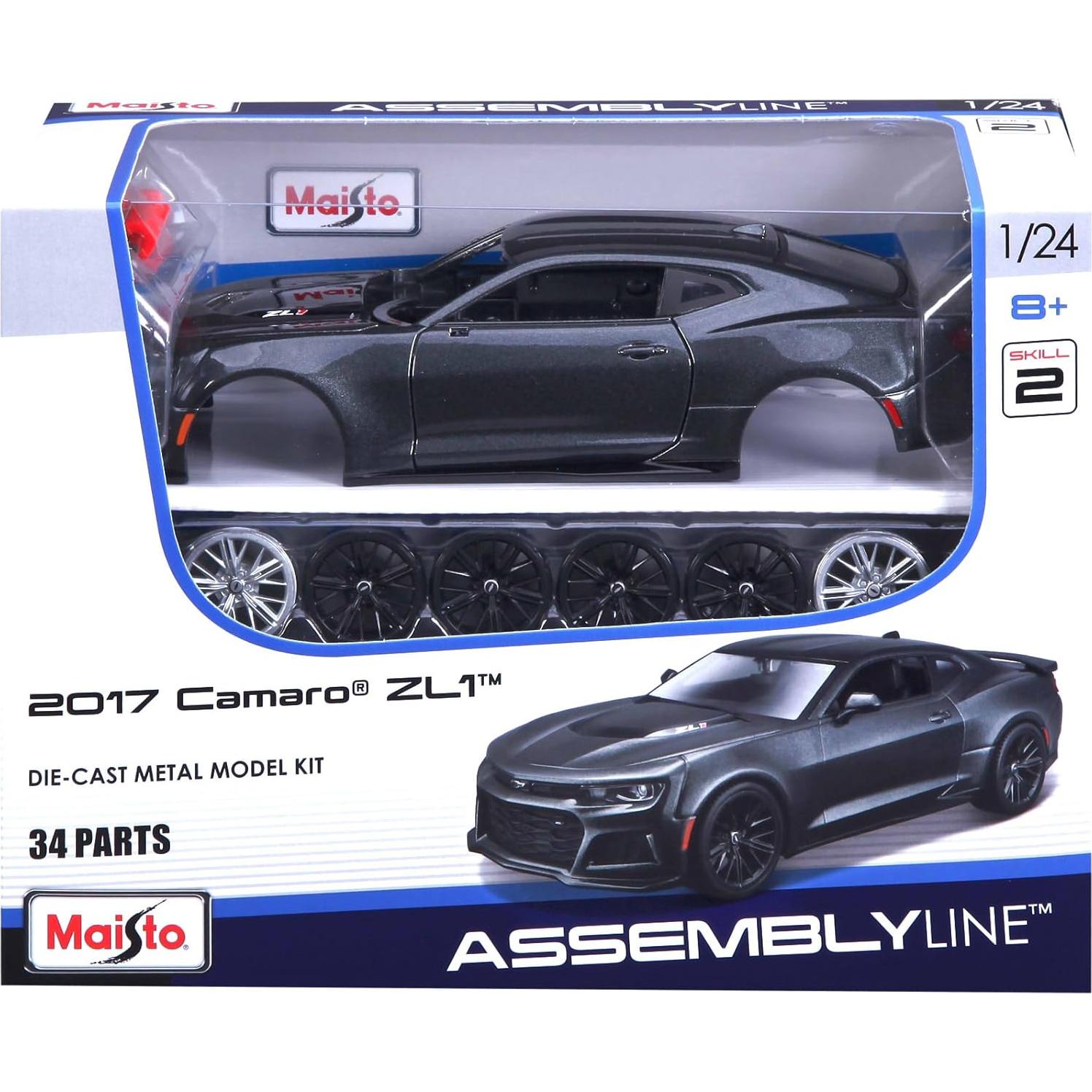 Maisto 1:24 Chevrolet Camaro ZL1 Modelo a Escala Negro