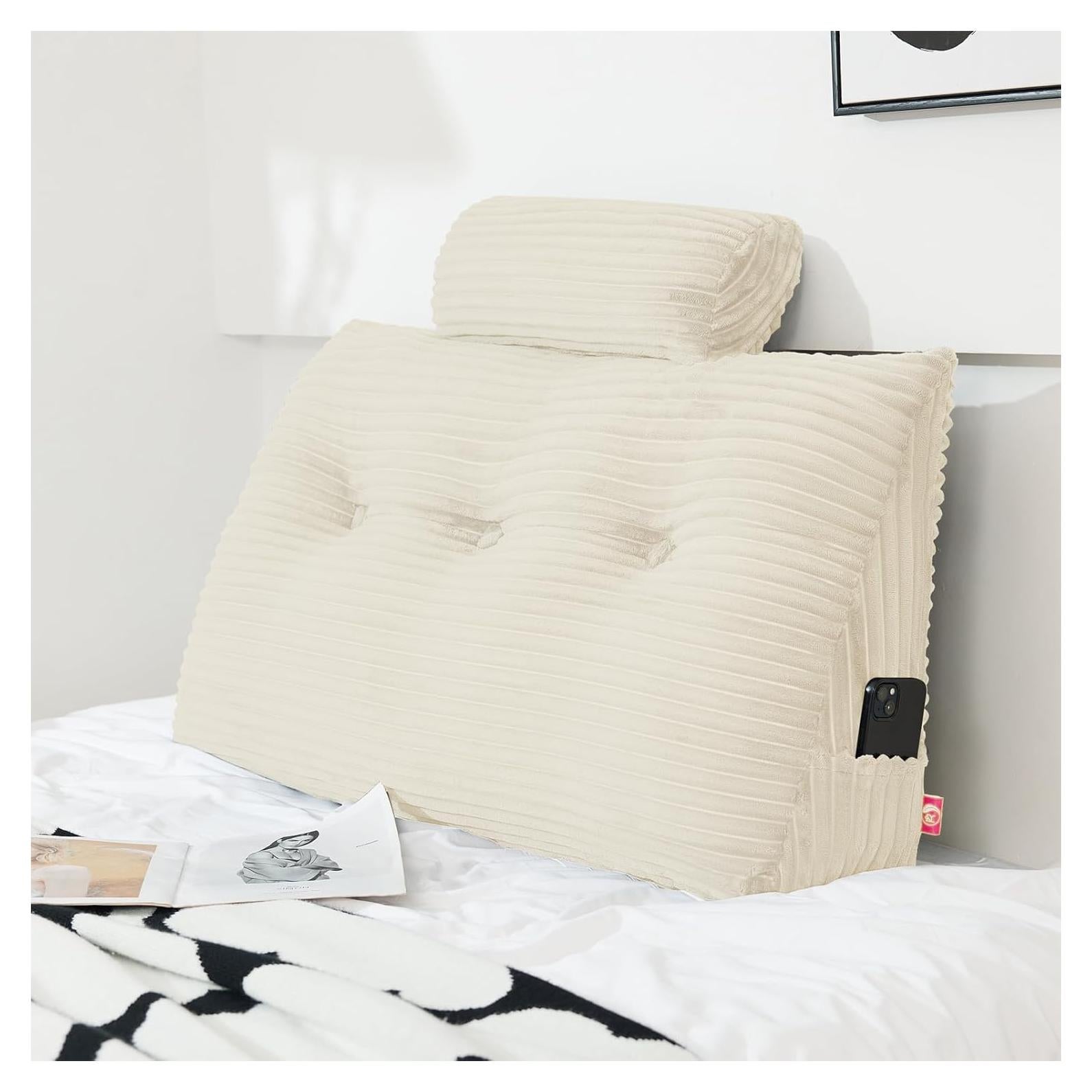 Cojín de Respaldo Cuña Rycwola HP6688 Beige 99x20x51 cm