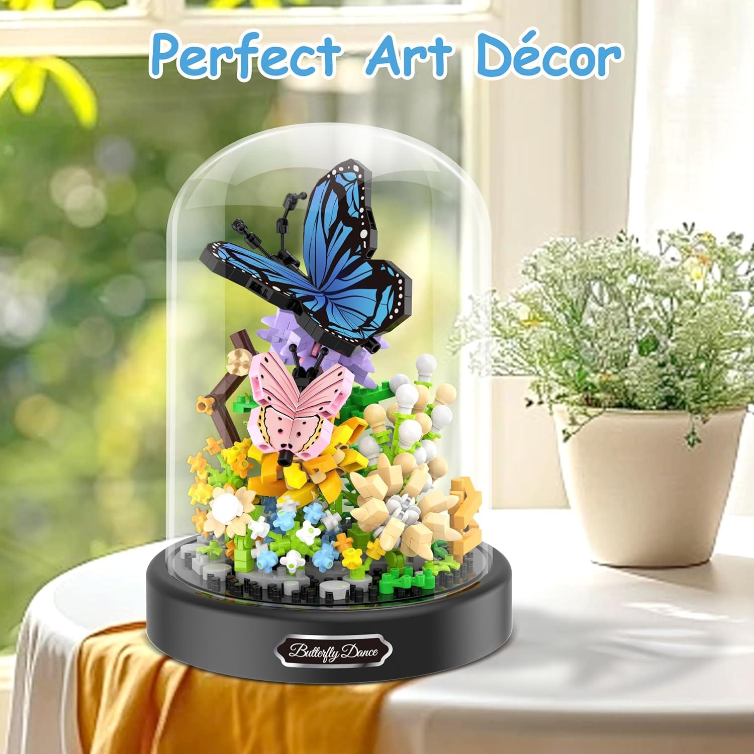 Kit de Construcción Ramo de Flores QIFUN 524 Piezas Decorativo