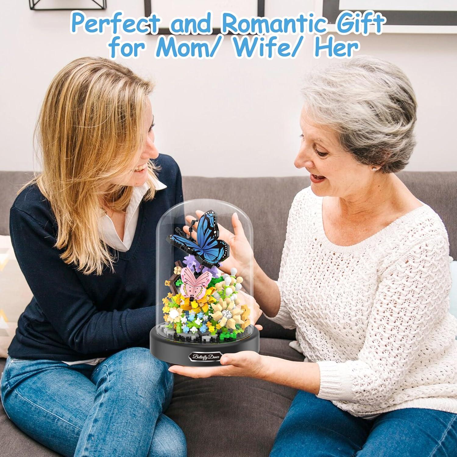 Kit de Construcción Ramo de Flores QIFUN 524 Piezas Decorativo