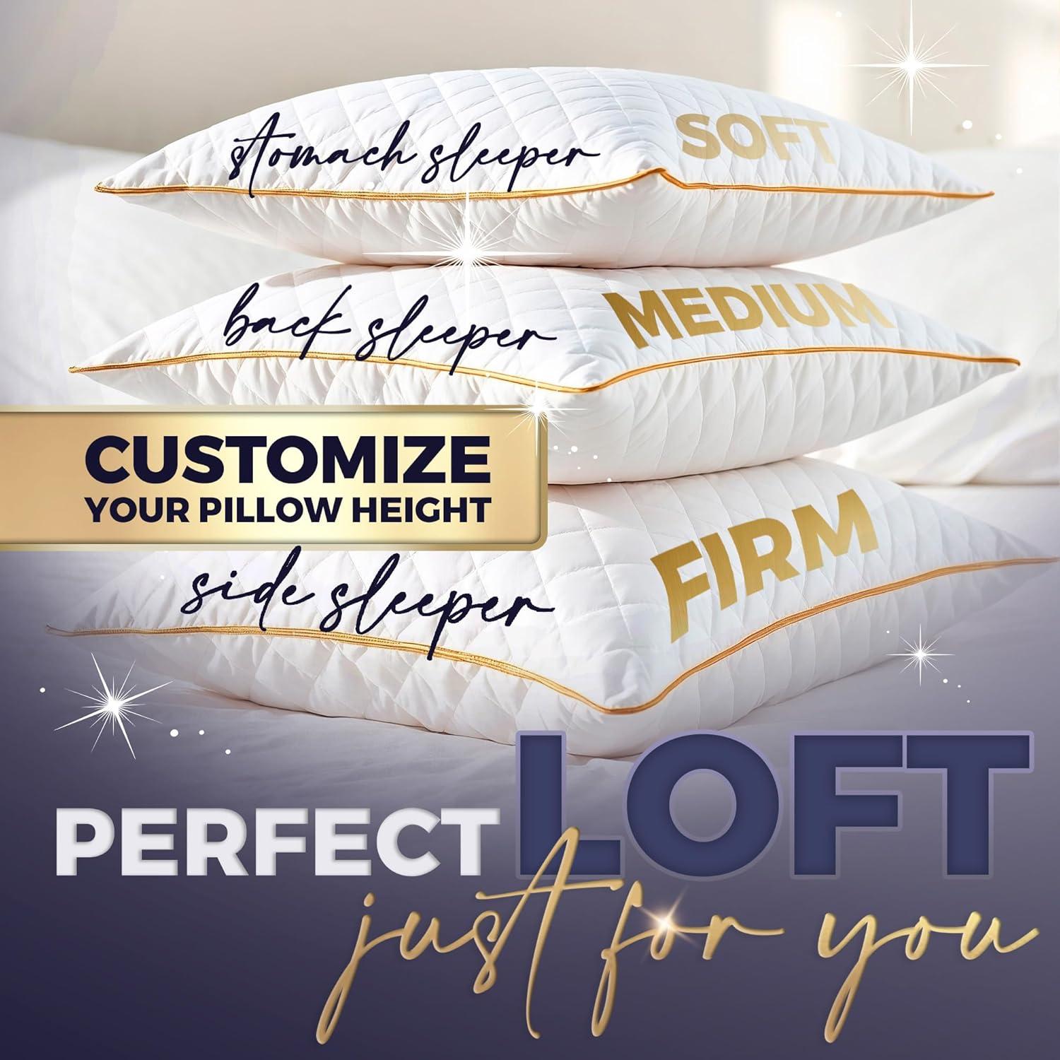 Almohadas de Espuma con Memoria Royal Therapy Reina 4-Pack