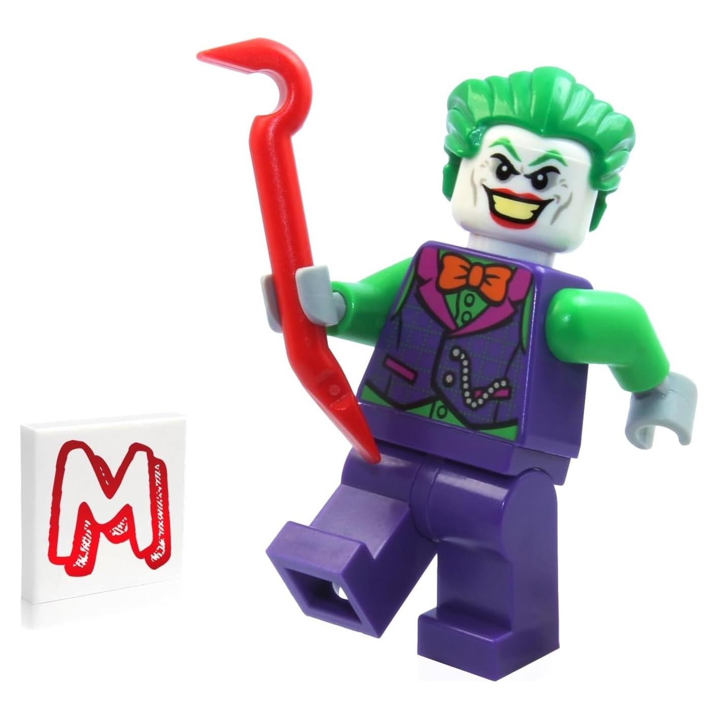 LEGO Minifigura Joker DC Batman 76119 con pajarita naranja