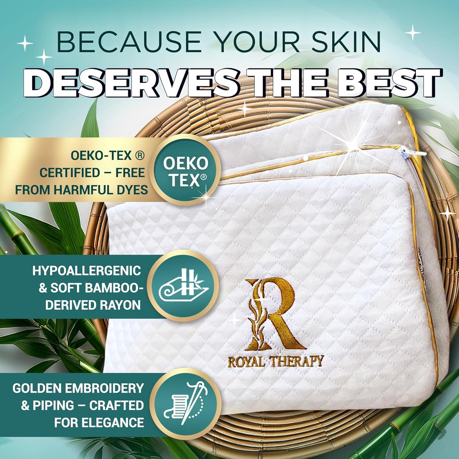 Almohadas de Espuma con Memoria Royal Therapy Reina 4-Pack