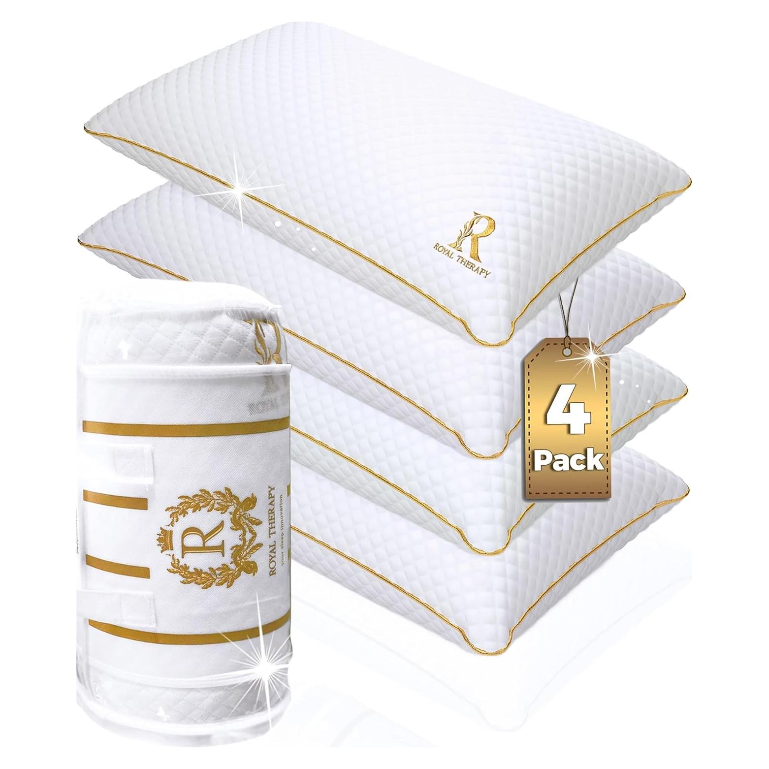 Almohadas de Espuma con Memoria Royal Therapy Rey 4-Pack