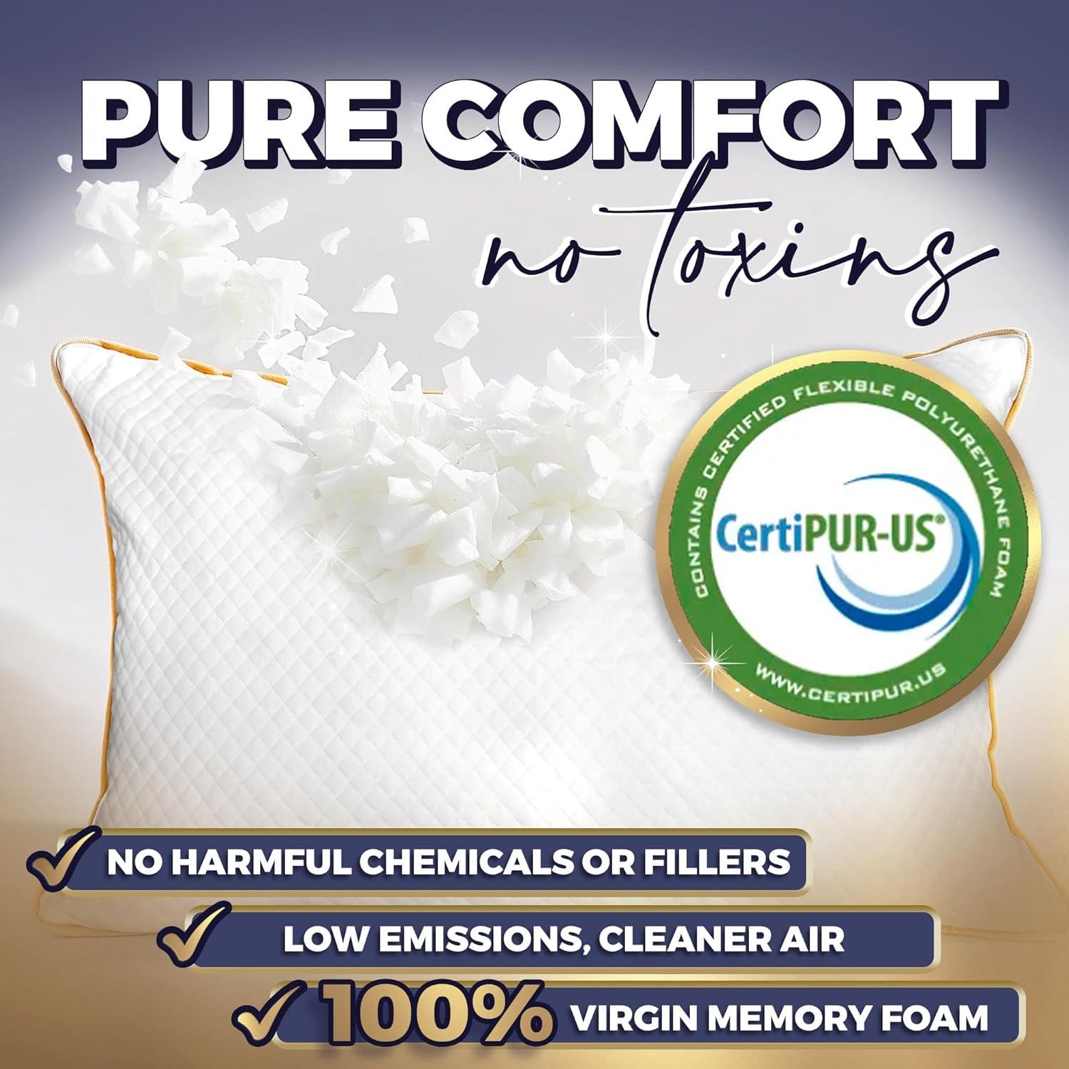 Almohadas de Espuma con Memoria Royal Therapy Rey 4-Pack